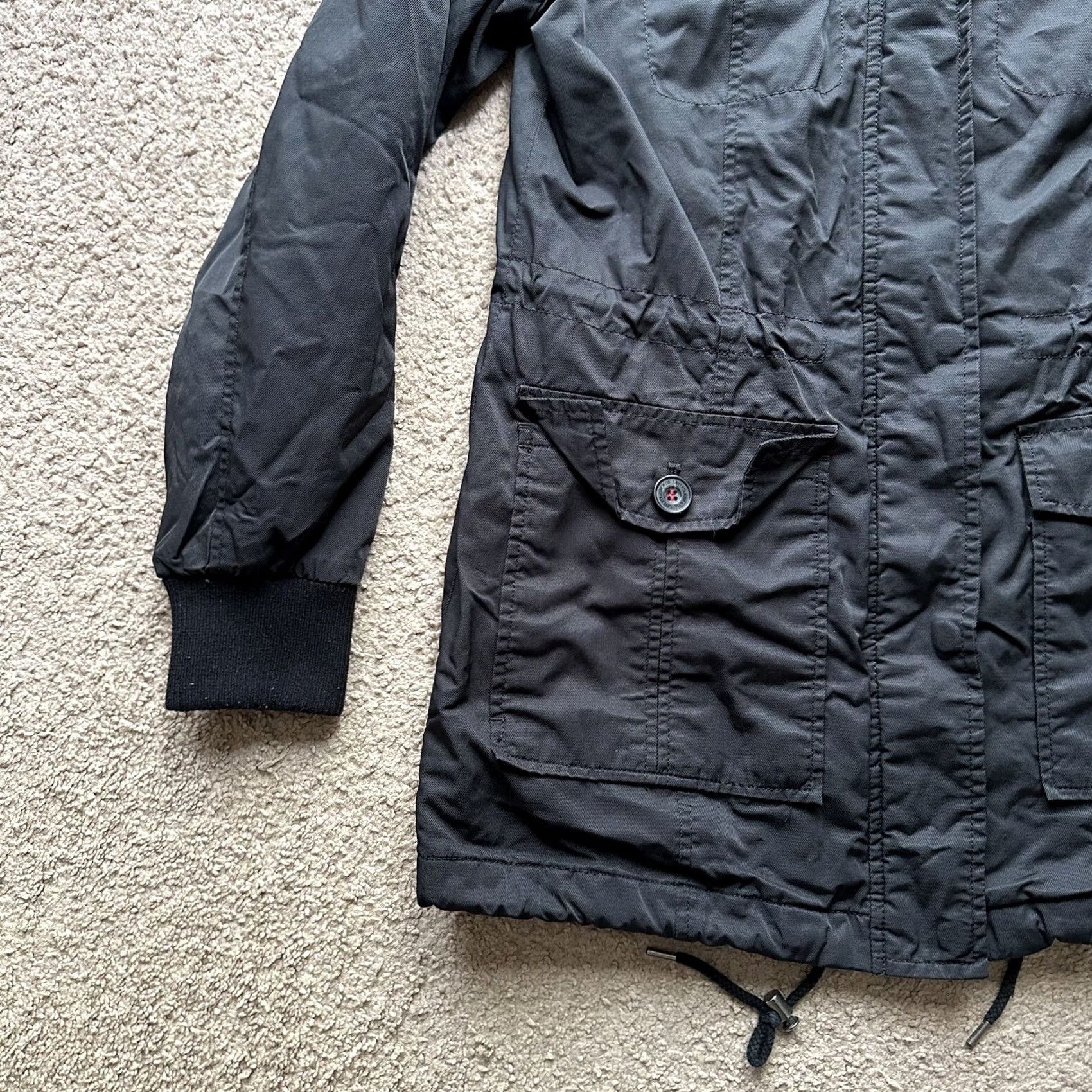Levi's Levi Jacket Womens Small Full Zip Pockets Black Sherpa Fleece Lined Size S / US 4 / IT 40 - 7 Thumbnail