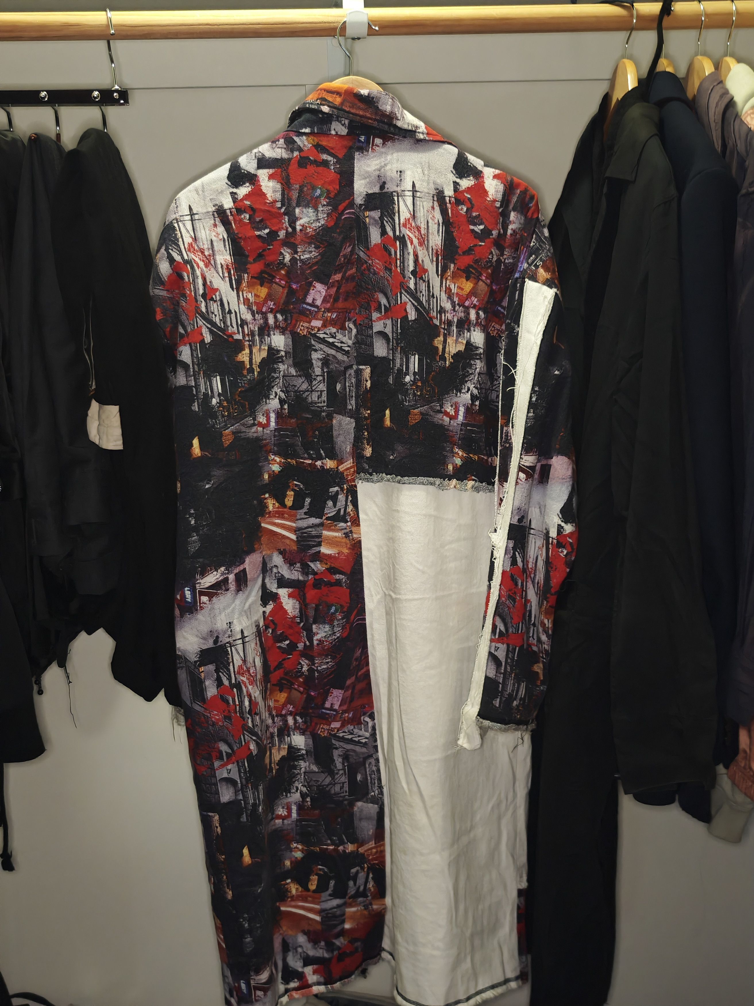 Other Patchwork Graffiti Art Coat - Bold Urban Streetwear Style Size US M / EU 48-50 / 2 - 4 Thumbnail