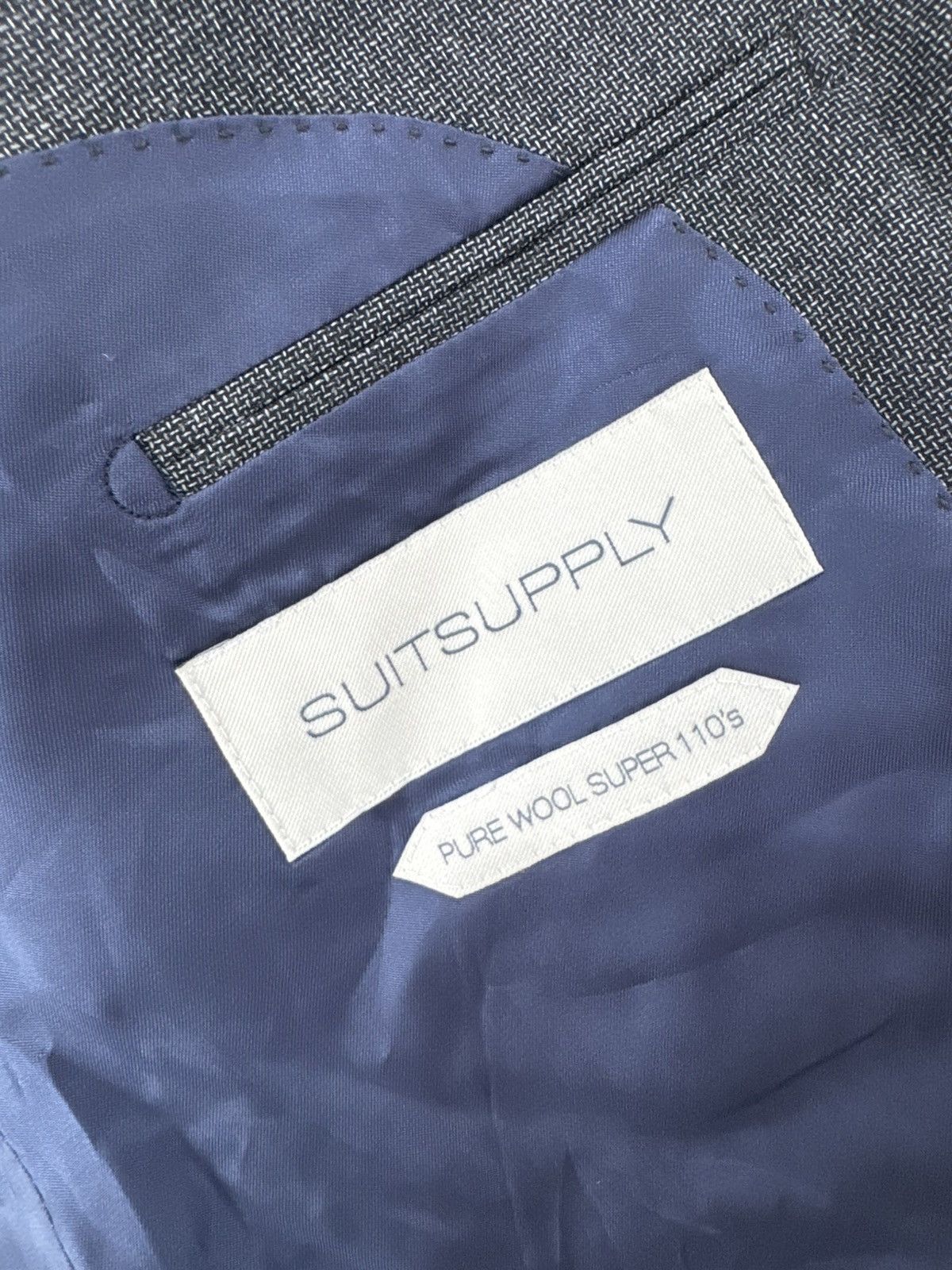 Suitsupply Mens Suitsupply Designer Italian blazer luxury jacket Size 48L - 3 Thumbnail
