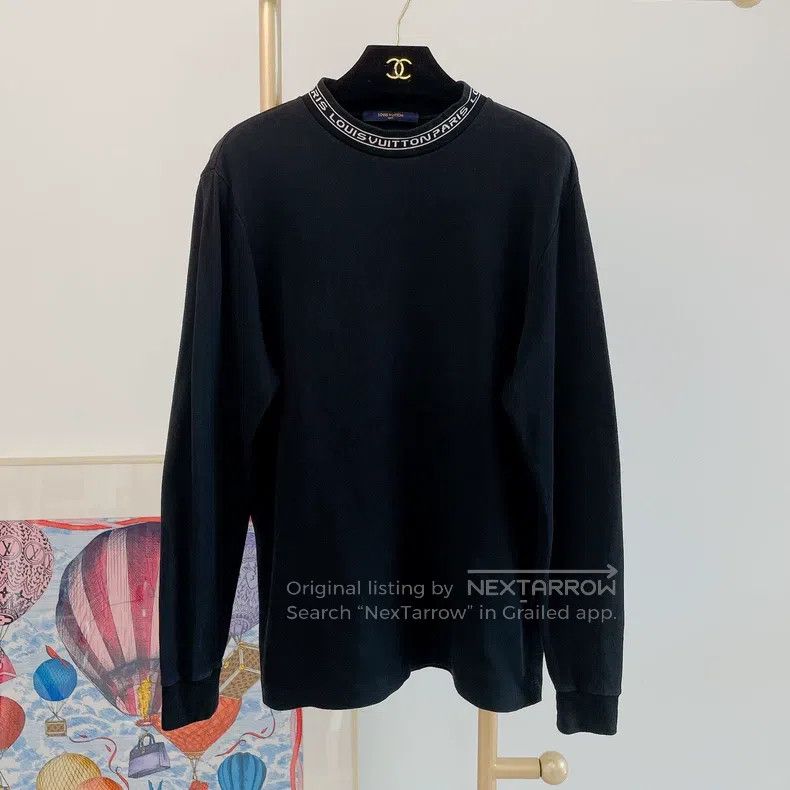 Louis Vuitton Louis Vuitton Black Long Sleeve Size US S / EU 44-46 / 1 - 1 Thumbnail