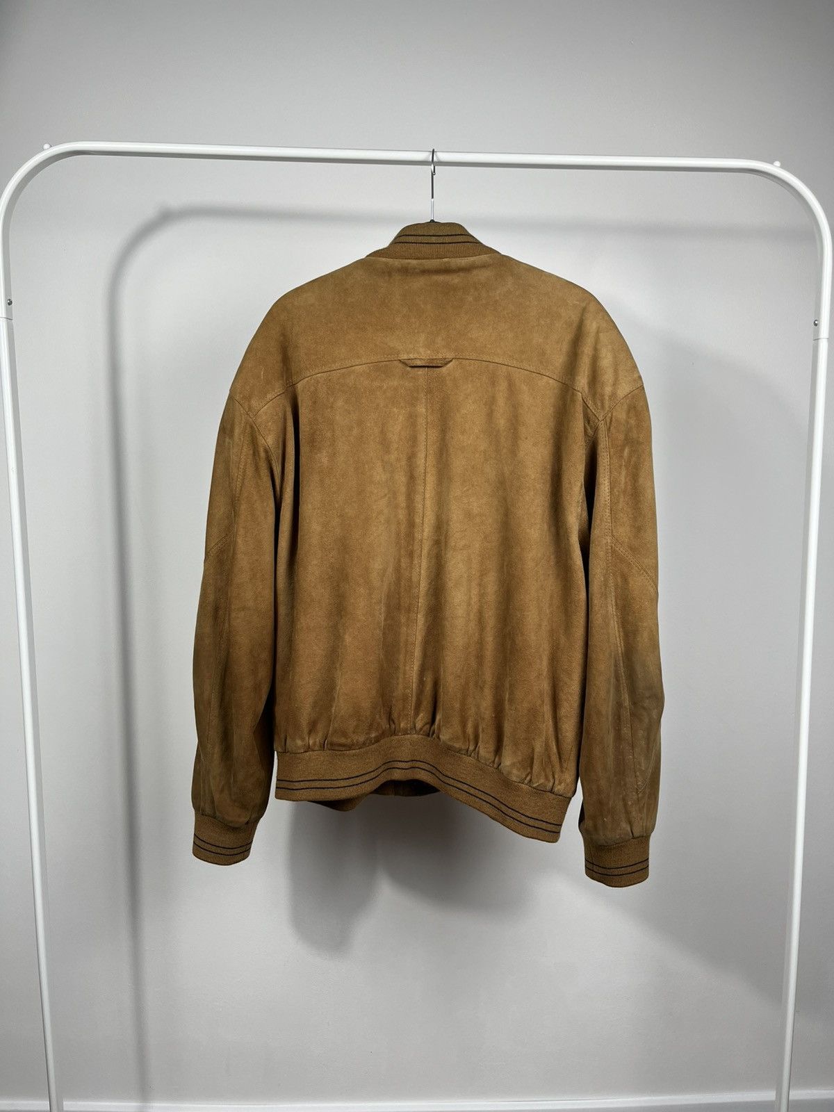 Leather Roth Suede Leather Bomber Jacket Brown Men’s Size 50 Size US L / EU 52-54 / 3 - 17 Thumbnail