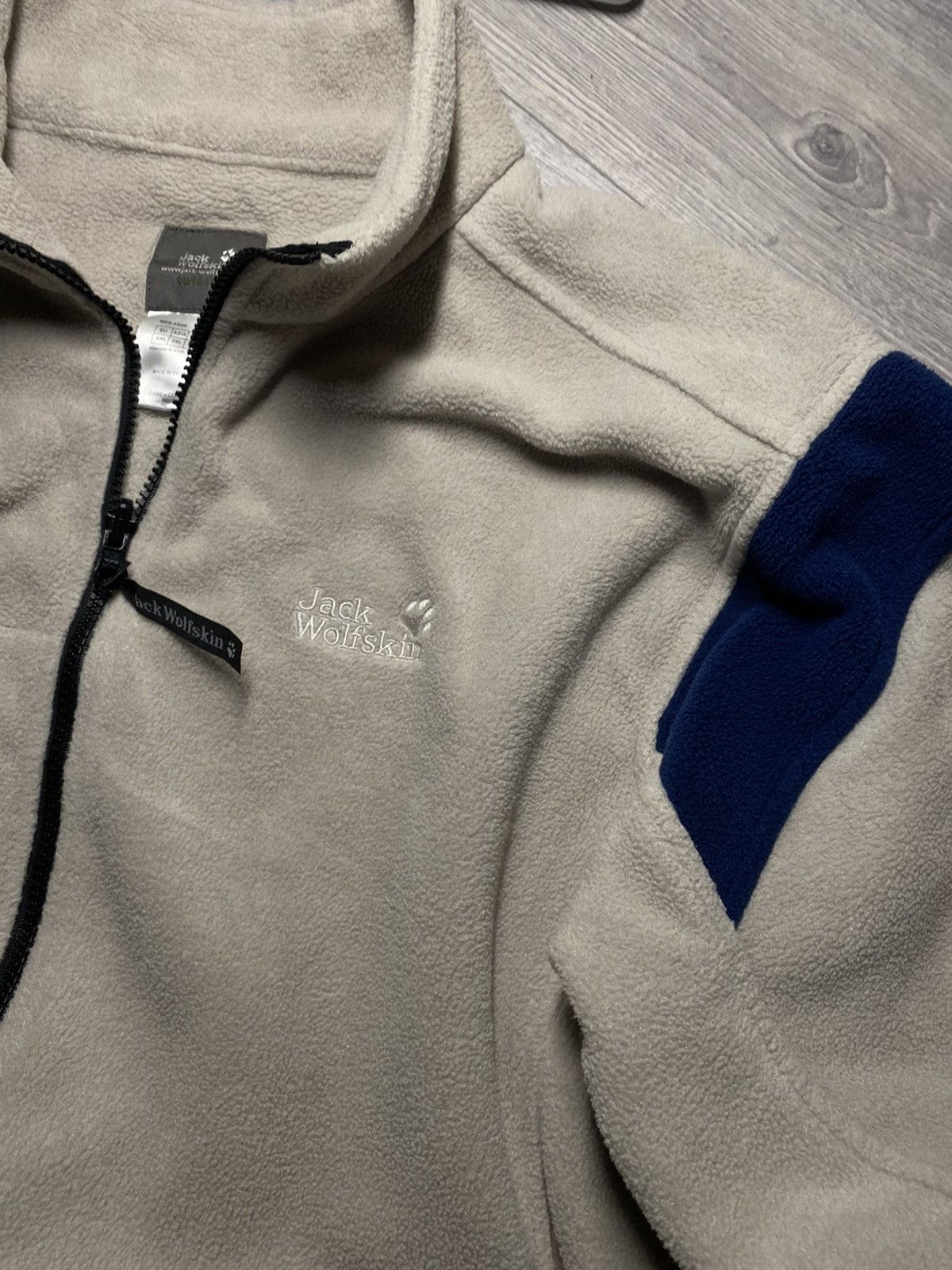 Jack Wolfskin Jack Wolfskins beige fleece warm cosy vibes Size US XXL / EU 58 / 5 - 6 Thumbnail