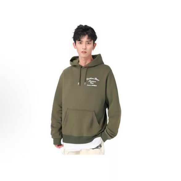 Dior Dior Embroidered Logo Print Olive Green Hoodie Size US M / EU 48-50 / 2 - 9 Thumbnail