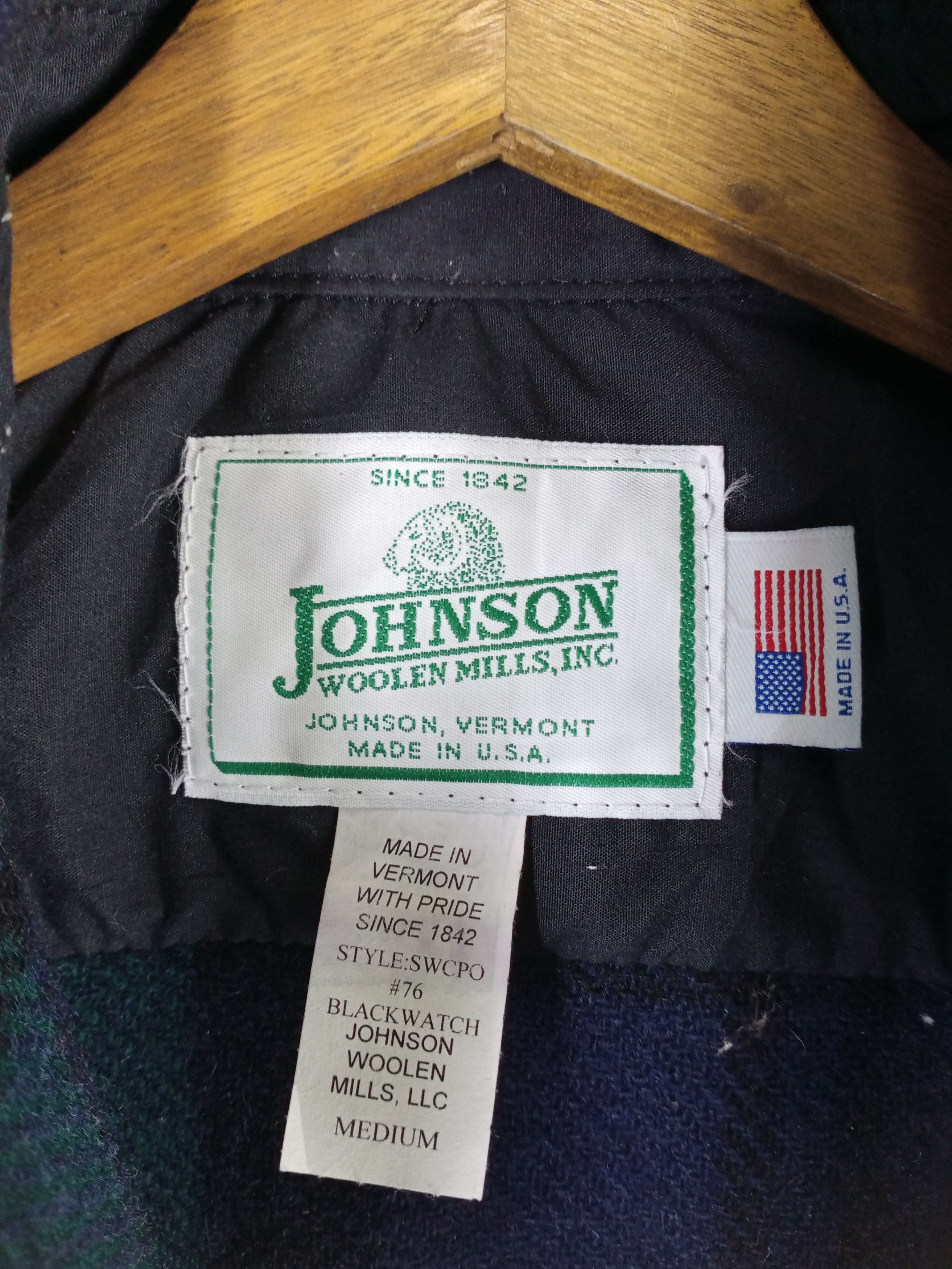 Johnson Woolen Mills Rare Vintage Johnson Woolen Mills Checkered Flannel Shirt Size US M / EU 48-50 / 2 - 8 Thumbnail