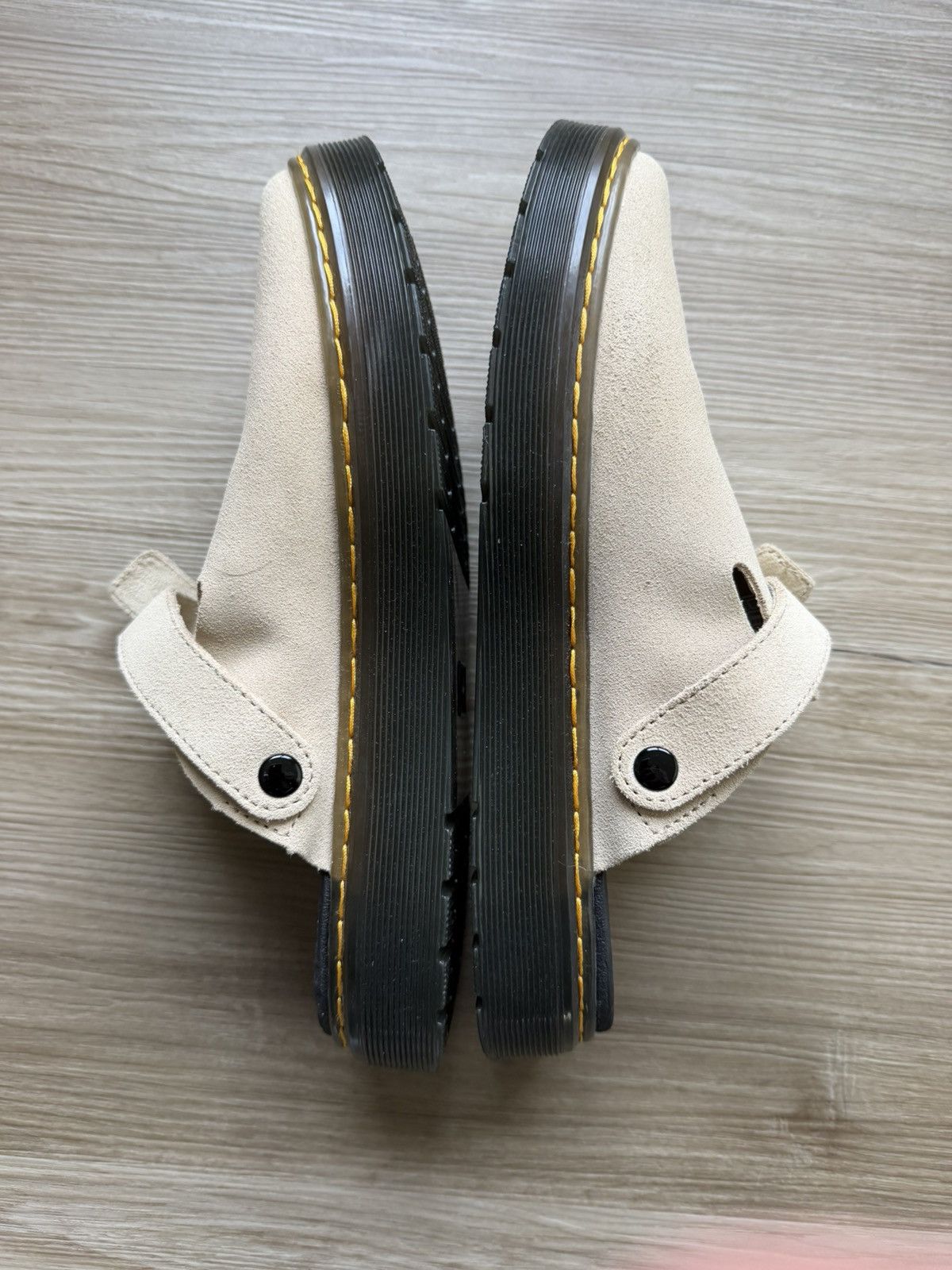 Dr. Martens Dr. Martens cream suede buckle clogs Size US 10 / EU 43 - 5 Thumbnail