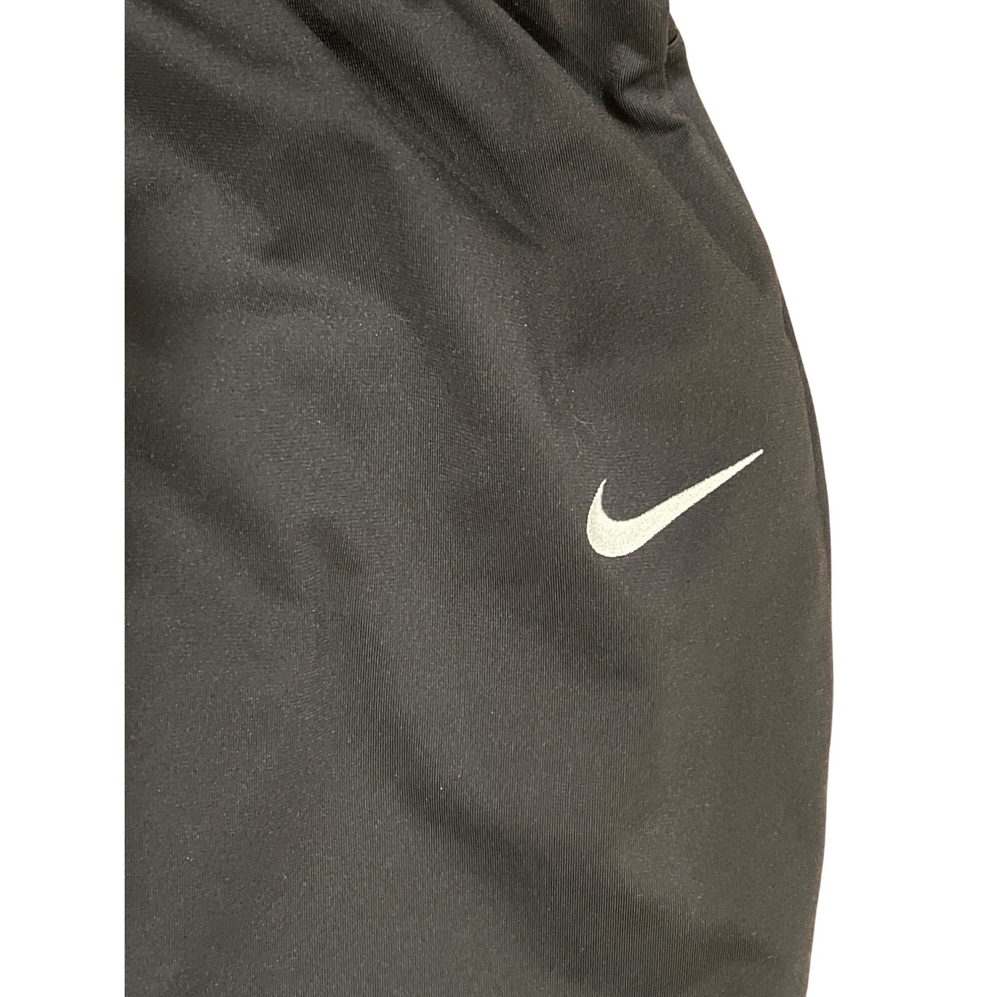 Nike NIKE Dri-Fit Black Athletic Pants With Zippered Ankles Men’s Size US 30 / EU 46 - 2 Thumbnail