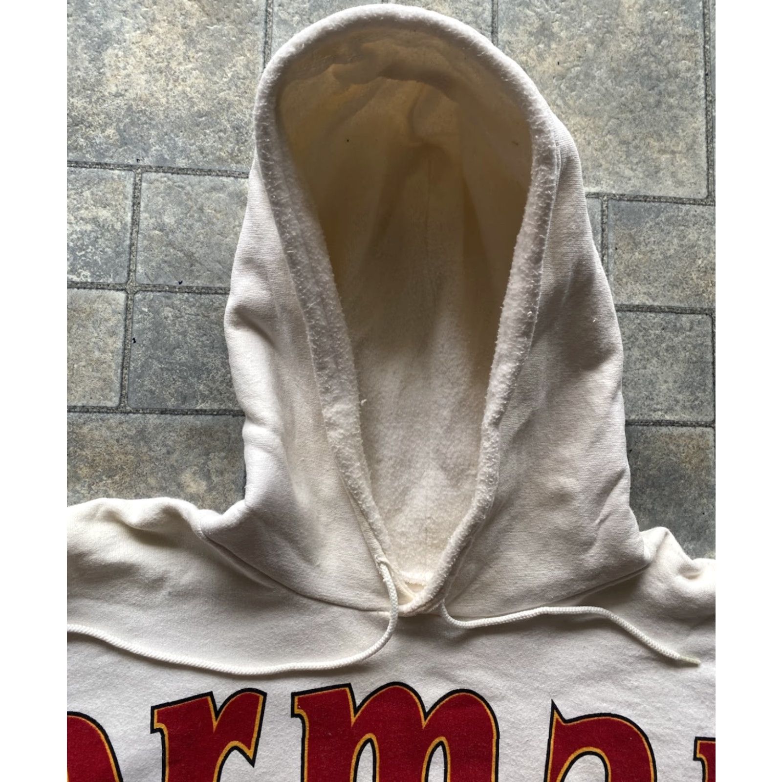 Vintage Calhoun Cotton Prints Hoodie White Men 2 Pullover Canada Size US XS / EU 42 / 0 - 5 Thumbnail