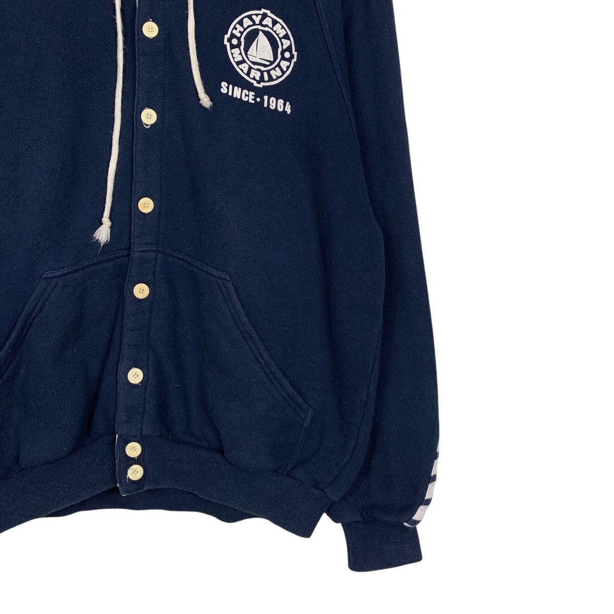 Japanese Brand HAYAMA MARINA Yacht Club Varsity Hoodies #2234-C99 Size US M / EU 48-50 / 2 - 4 Thumbnail