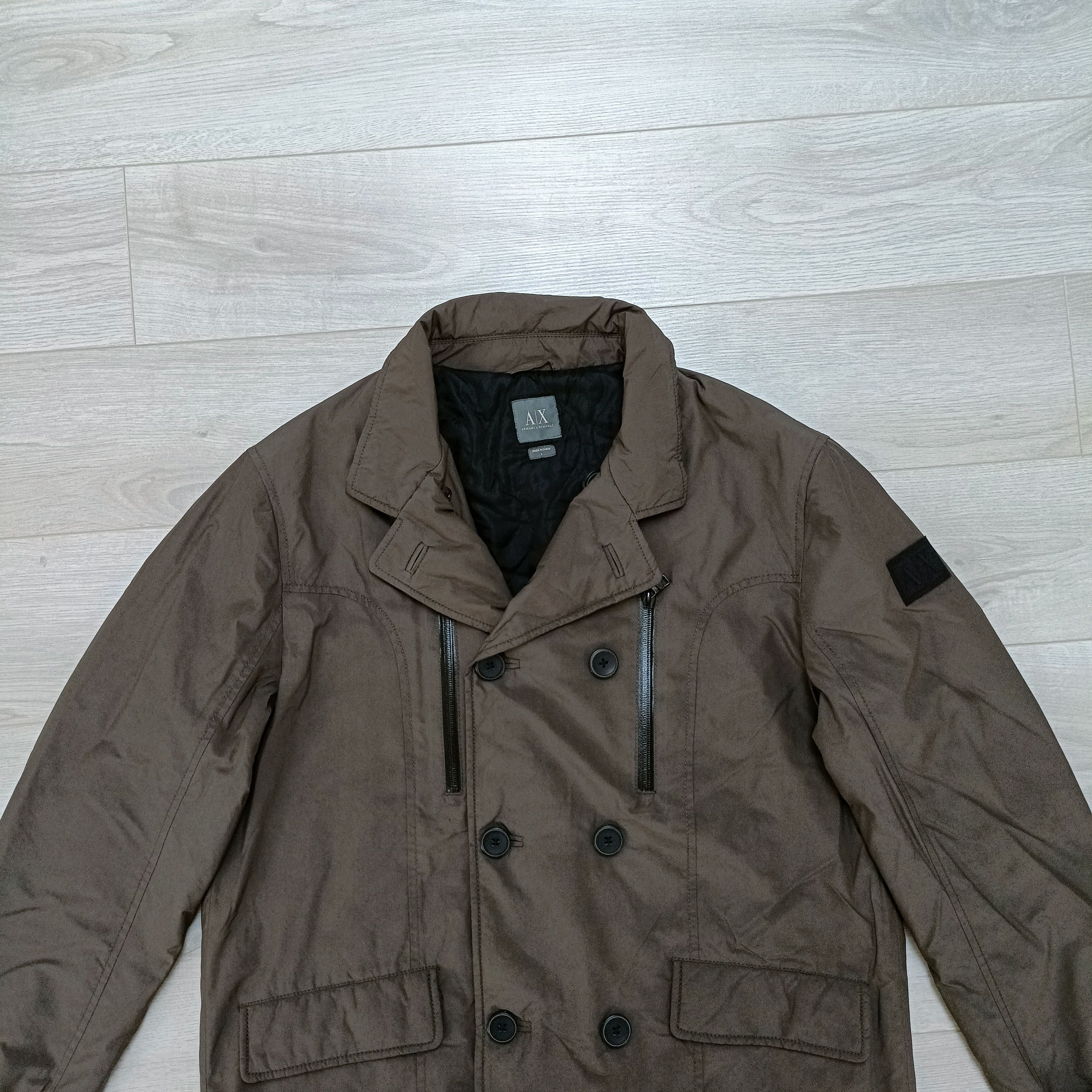 Armani Exchange Men's Double Breasted Jacket Size US L / EU 52-54 / 3 - 3 Thumbnail