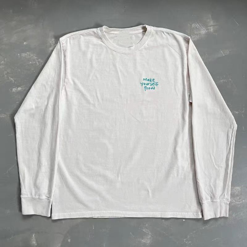 Japanese Brand White washed vintage floral print long-sleeved t-shirt Size US M / EU 48-50 / 2 - 2 Thumbnail