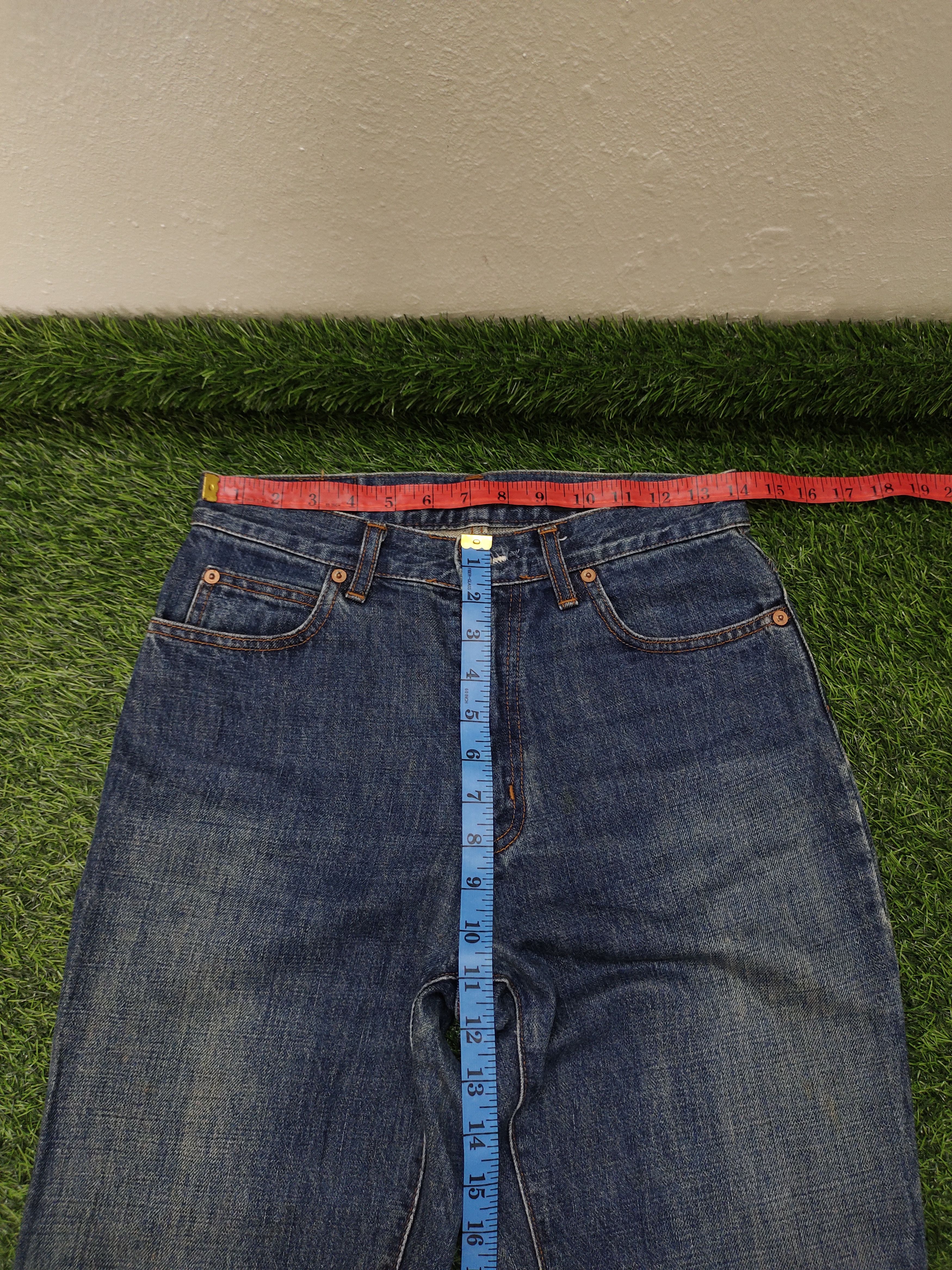 If Six Was Nine Flare Jeans Brappers Japan Faded Distress Denim Bootcut Lgb Size US 28 / EU 44 - 17 Thumbnail