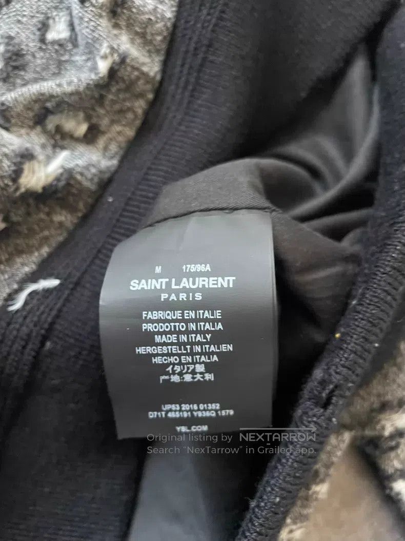 Saint Laurent Paris Saint Laurent Paris Distressed Denim Jacket Size US M / EU 48-50 / 2 - 5 Thumbnail