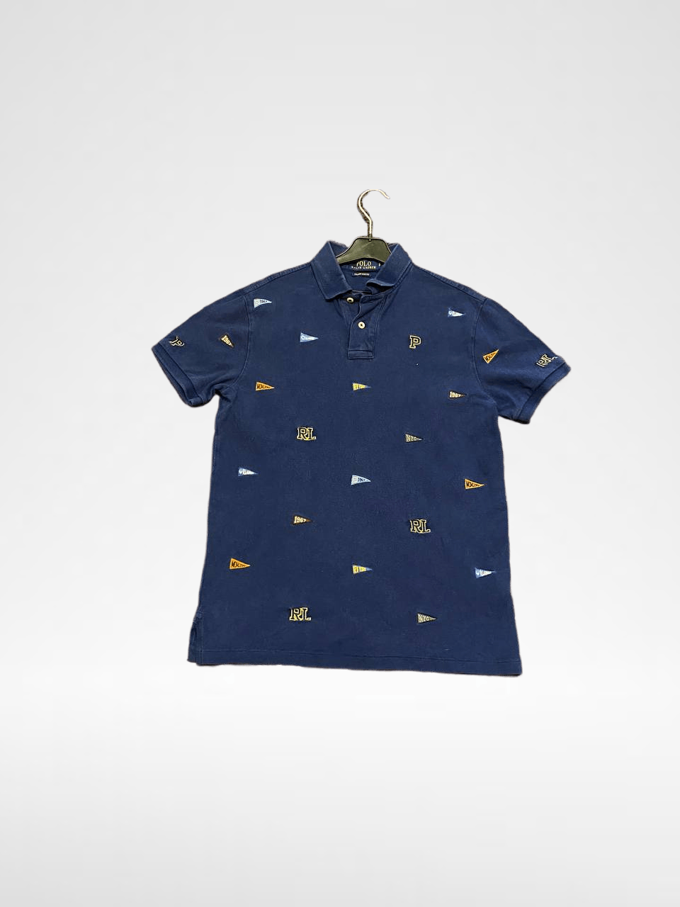 Polo Ralph Lauren Print VINTAGE T-Shirt Polo Ralph Lauren Custom Slim Fit Size US S / EU 44-46 / 1 - 1 Thumbnail