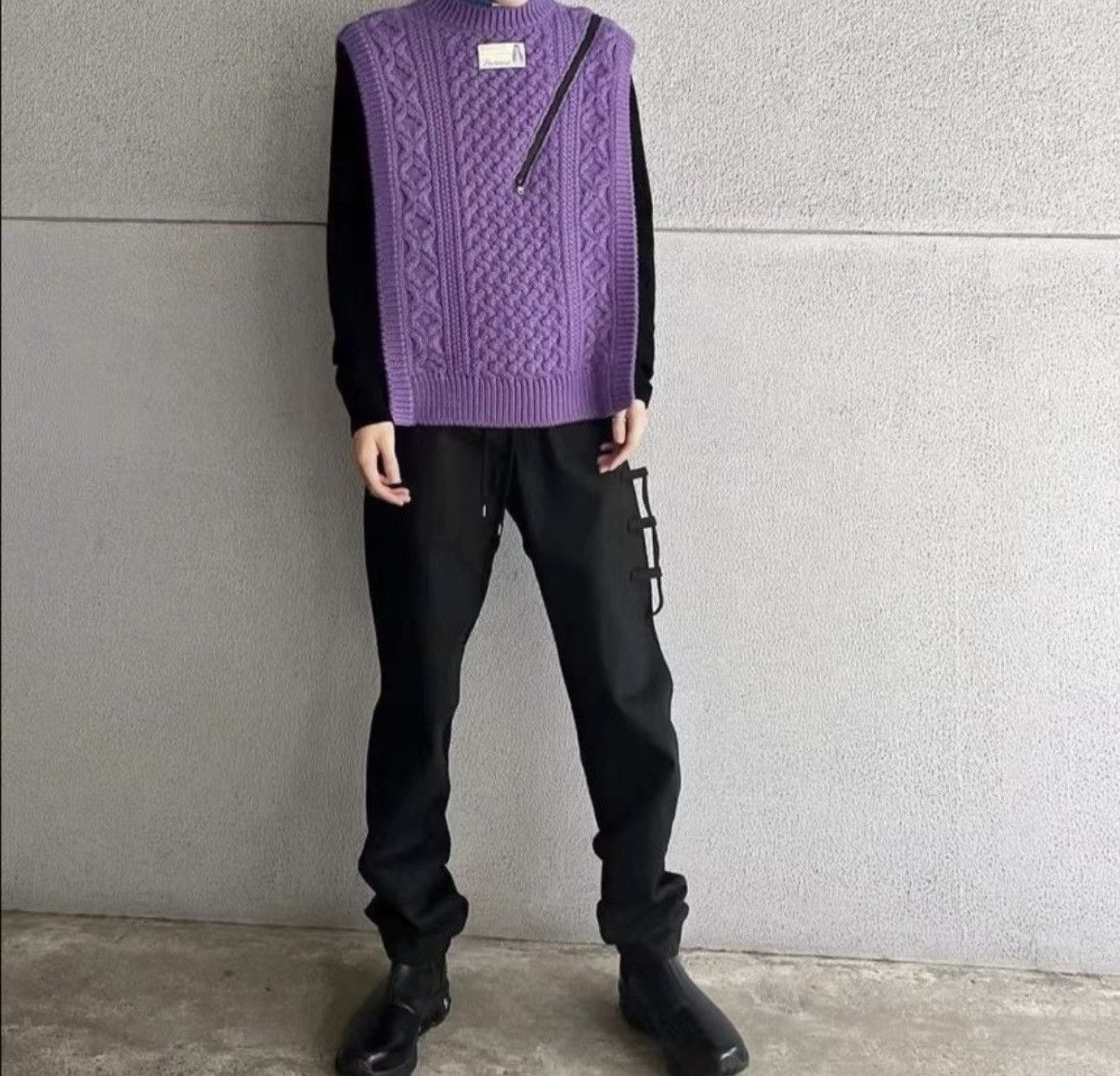 Takahiromiyashita The Soloist. TAKAHIROMIYASHITA THE SOLOIST Takahiro Miyashita Knit Vest Size US L / EU 52-54 / 3 - 7 Thumbnail