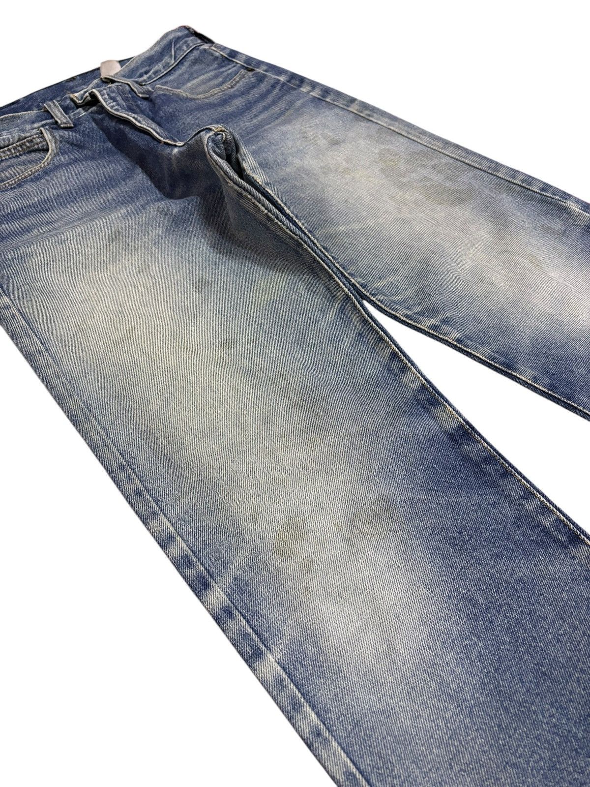 Armani × Giorgio Armani Vtg 90s Armani Faded Bleached Dirty Washed Jeans Size US 28 / EU 44 - 5 Thumbnail