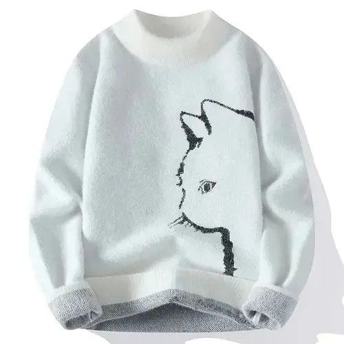 Other Sweaters Mens Turtleneck Knitted Pullover Size US M / EU 48-50 / 2 - 3 Thumbnail