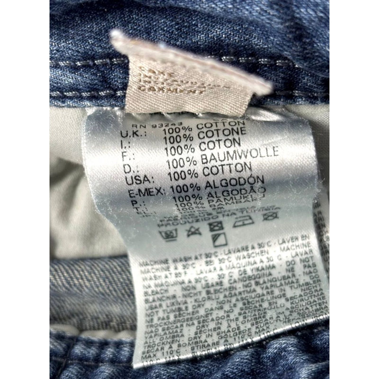 Diesel Diesel Jeans Mens 33 Blue Industry Denim Size Cotton Straight Leg Pocket Style Size US 33 - 5 Thumbnail