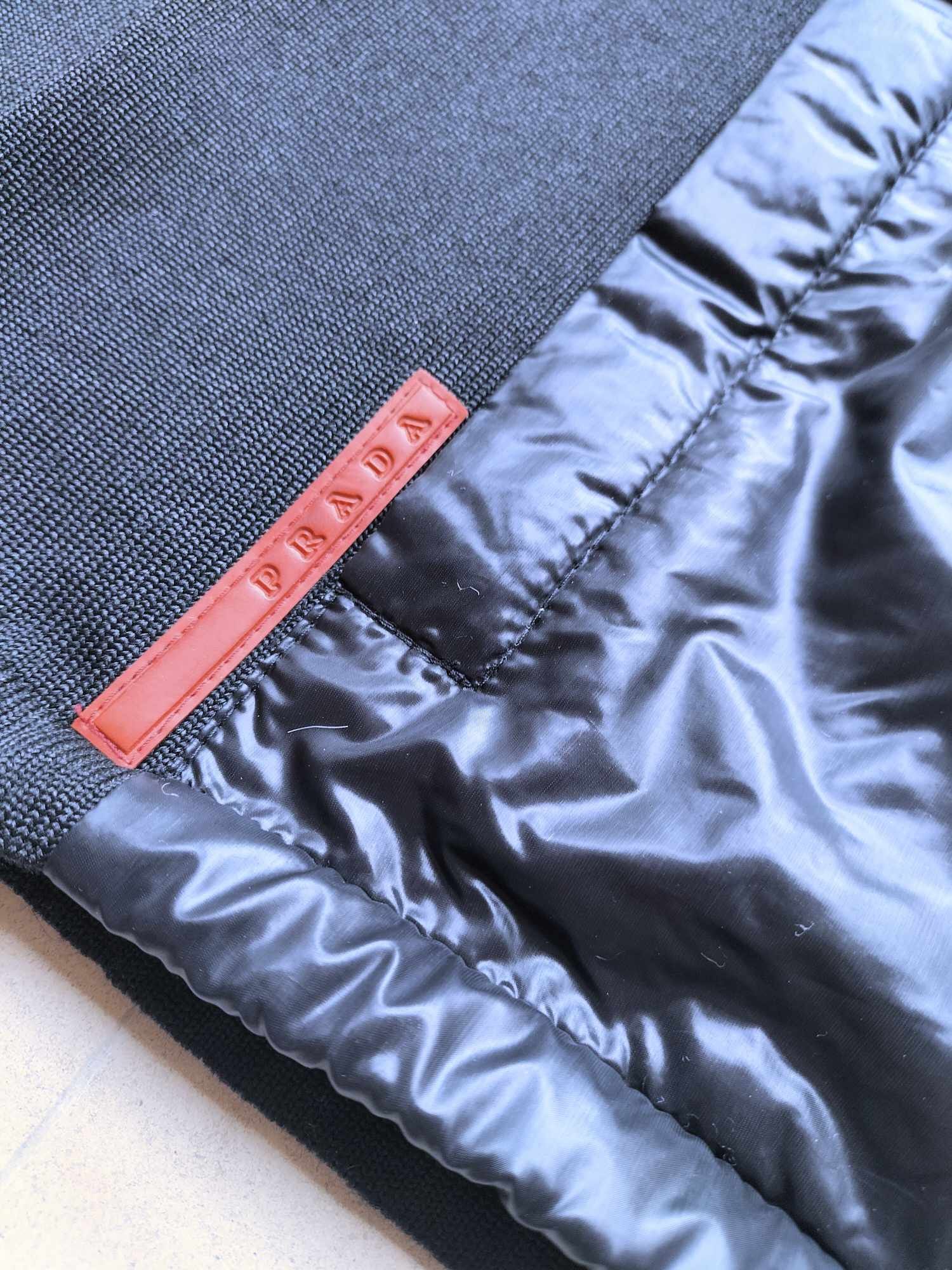 Prada Early 2000's Prada Linea Rossa Knit Jacket Size US L / EU 52-54 / 3 - 4 Thumbnail