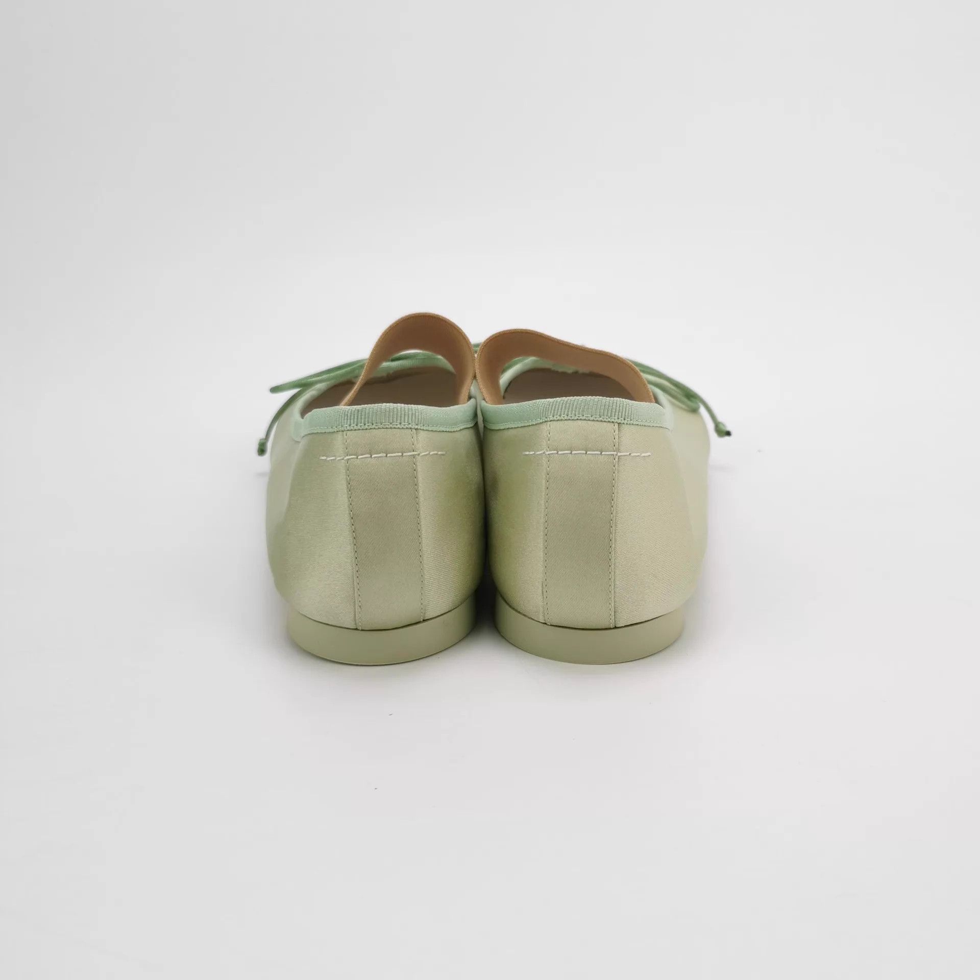 Maison Margiela Maison Margiela MM6 Apple Green Bow Ballet Flats 36.5 Size US 6 / IT 36 - 6 Thumbnail
