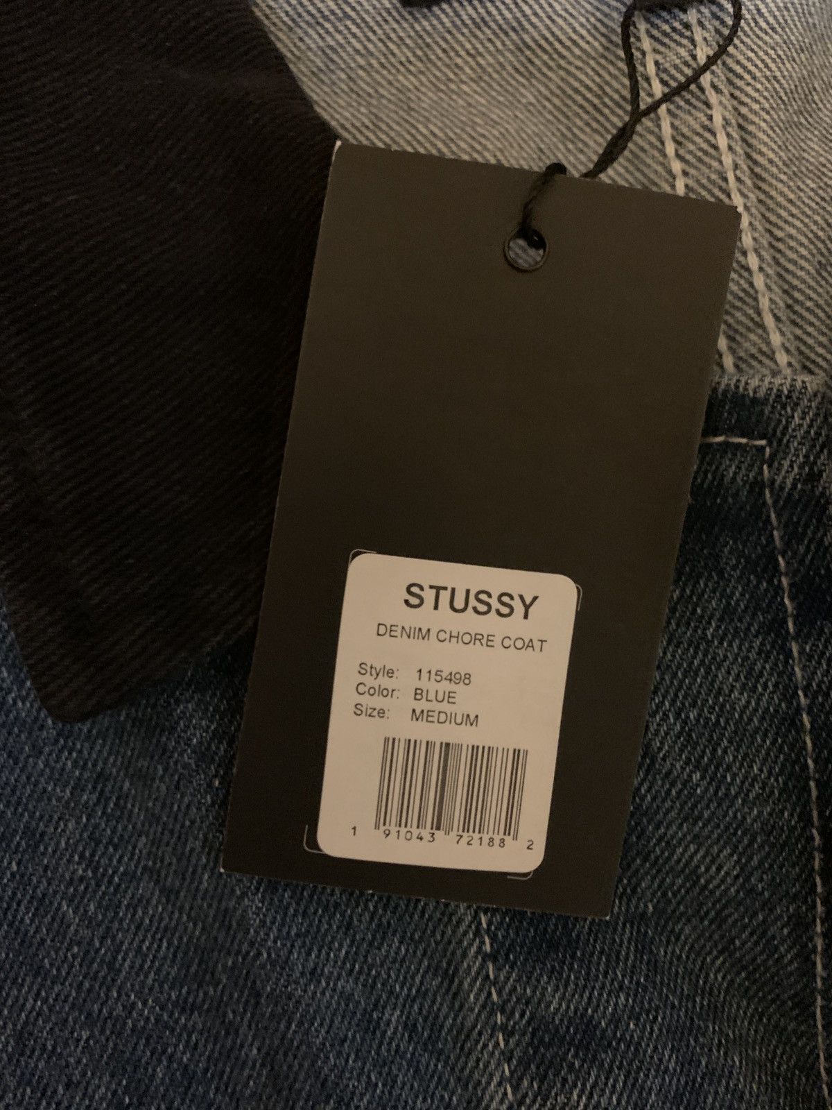 Stussy Stussy Denim Chore Coat Size US M / EU 48-50 / 2 - 3 Thumbnail