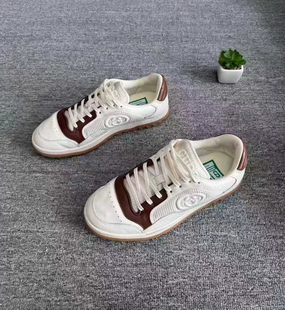 Gucci gucci mac80 white brown sneakers size 41 Size US 8 / EU 41 - 1 Thumbnail