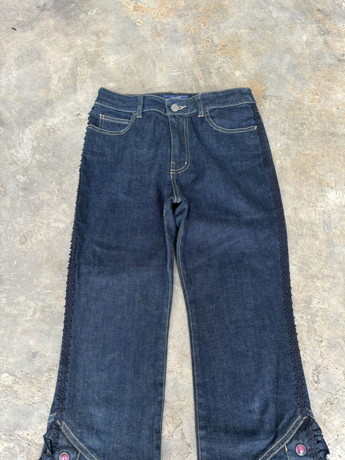 If Six Was Nine × Japanese Brand × Tornado Mart Pink House bottom button cealan Bootcut style Size US 28 / EU 44 - 5 Thumbnail