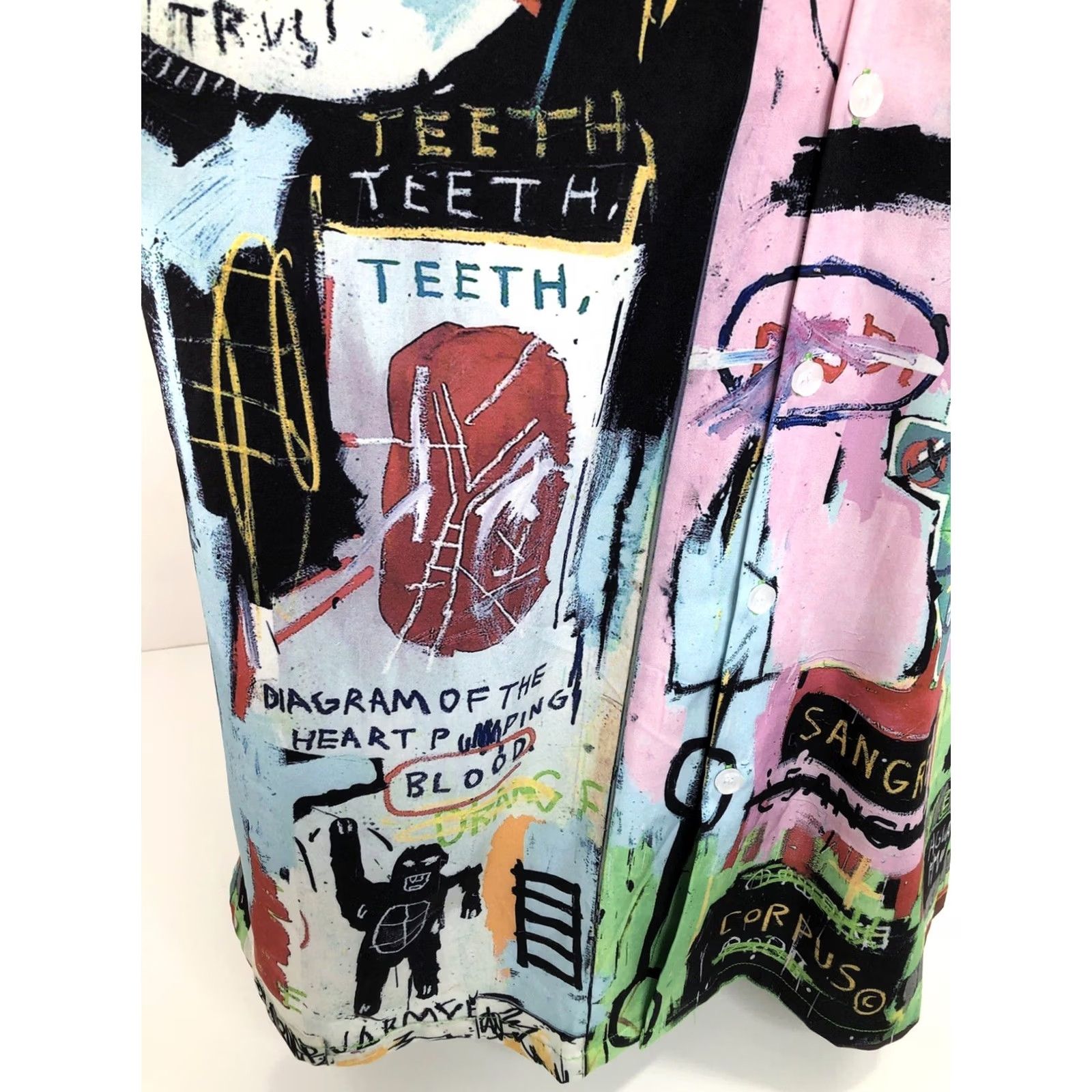 Wacko Maria WACKO MARIA / GUILTY PARTIES / Graffiti Lg Shirt - EXC. Button-Up - Men - L - Multicolor - Short Sleeve - Jeans? Size US L / EU 52-54 / 3 - 3 Thumbnail