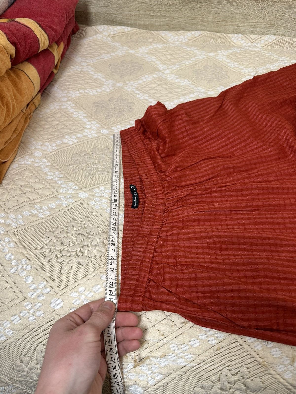 Gudrun Sjoden 🔥 Gudrun Sjoden Cotton Blend Wide Pants Trousers Check Size 28" / US 6 / IT 42 - 6 Thumbnail