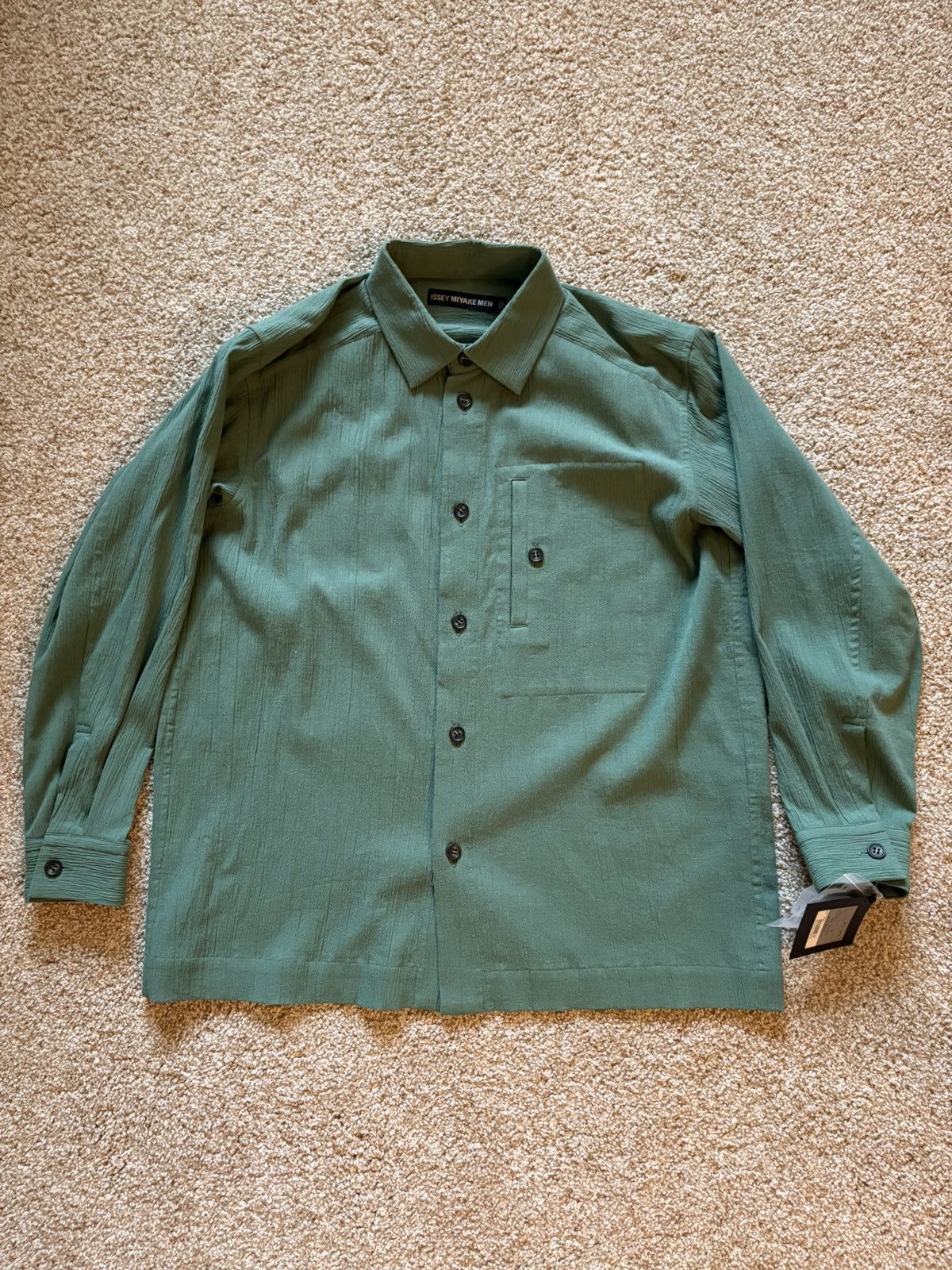 Issey Miyake Cotton Drip Shirt Size US S / EU 44-46 / 1 - 1 Thumbnail