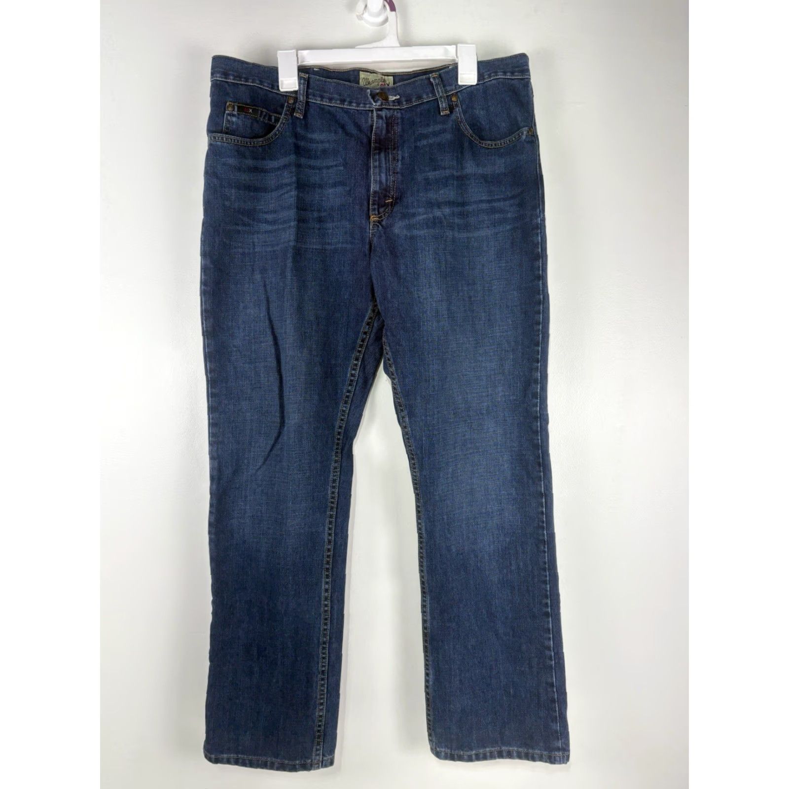 Wrangler Wrangler 20X Competition Jeans Men’s Regular Fit Size 38x32 Dark Wash Blue Cowboy Size US 38 / EU 54 - 2 Thumbnail