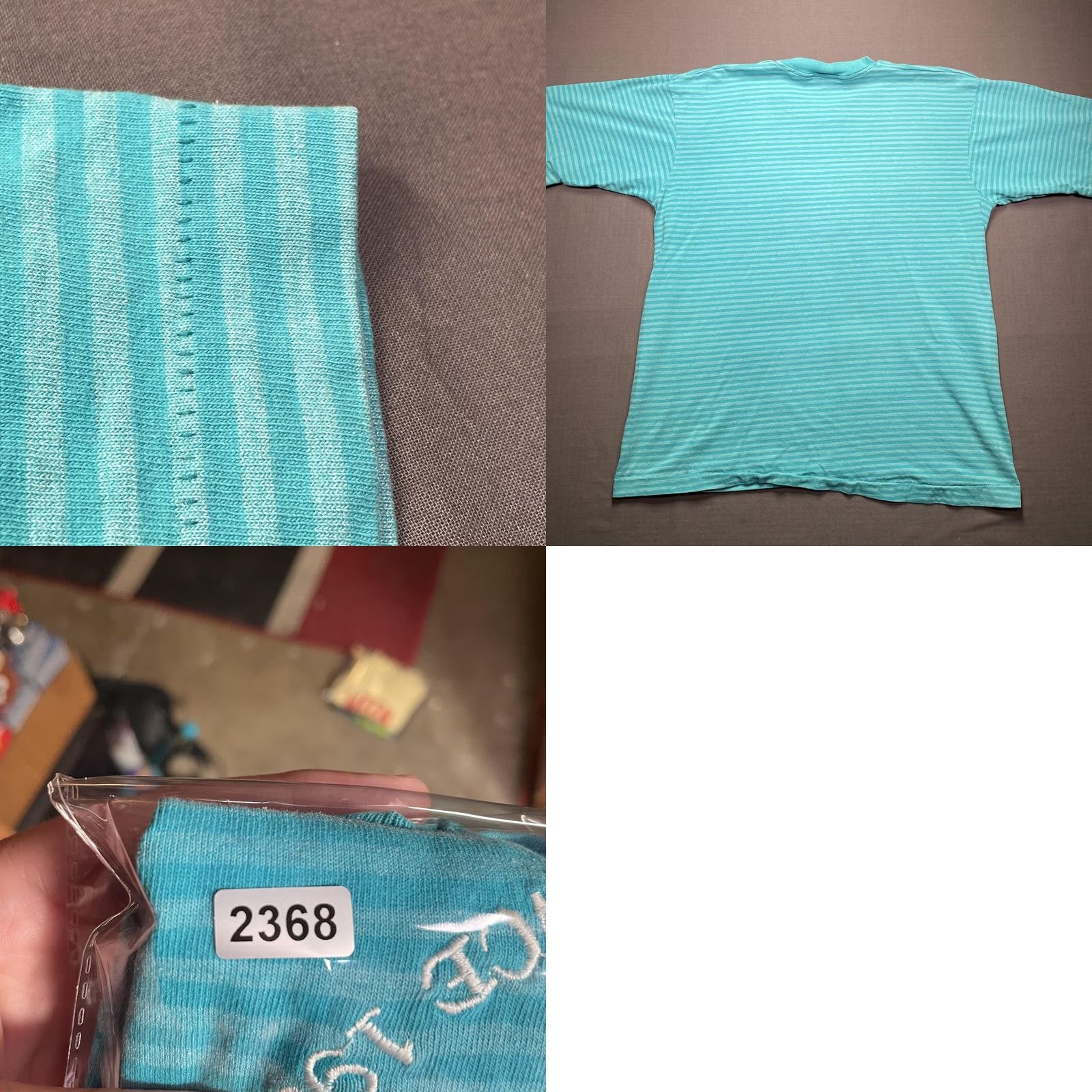 Guess VINTAGE Guess Jeans Shirt Mens Large Blue Striped Embroidered Crest ASAP ROCKY Size US L / EU 52-54 / 3 - 8 Thumbnail