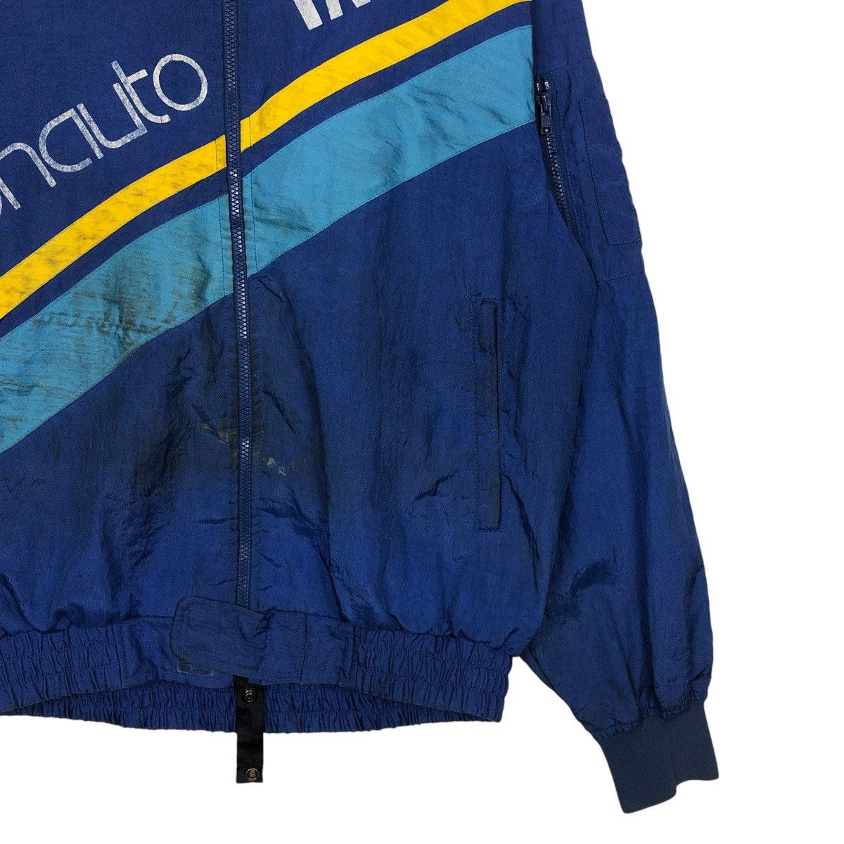 Vintage 🔥VINTAGE BOMBER JACKET RACING SONAUTO YAMAHA BIG LOGO Size US M / EU 48-50 / 2 - 7 Thumbnail