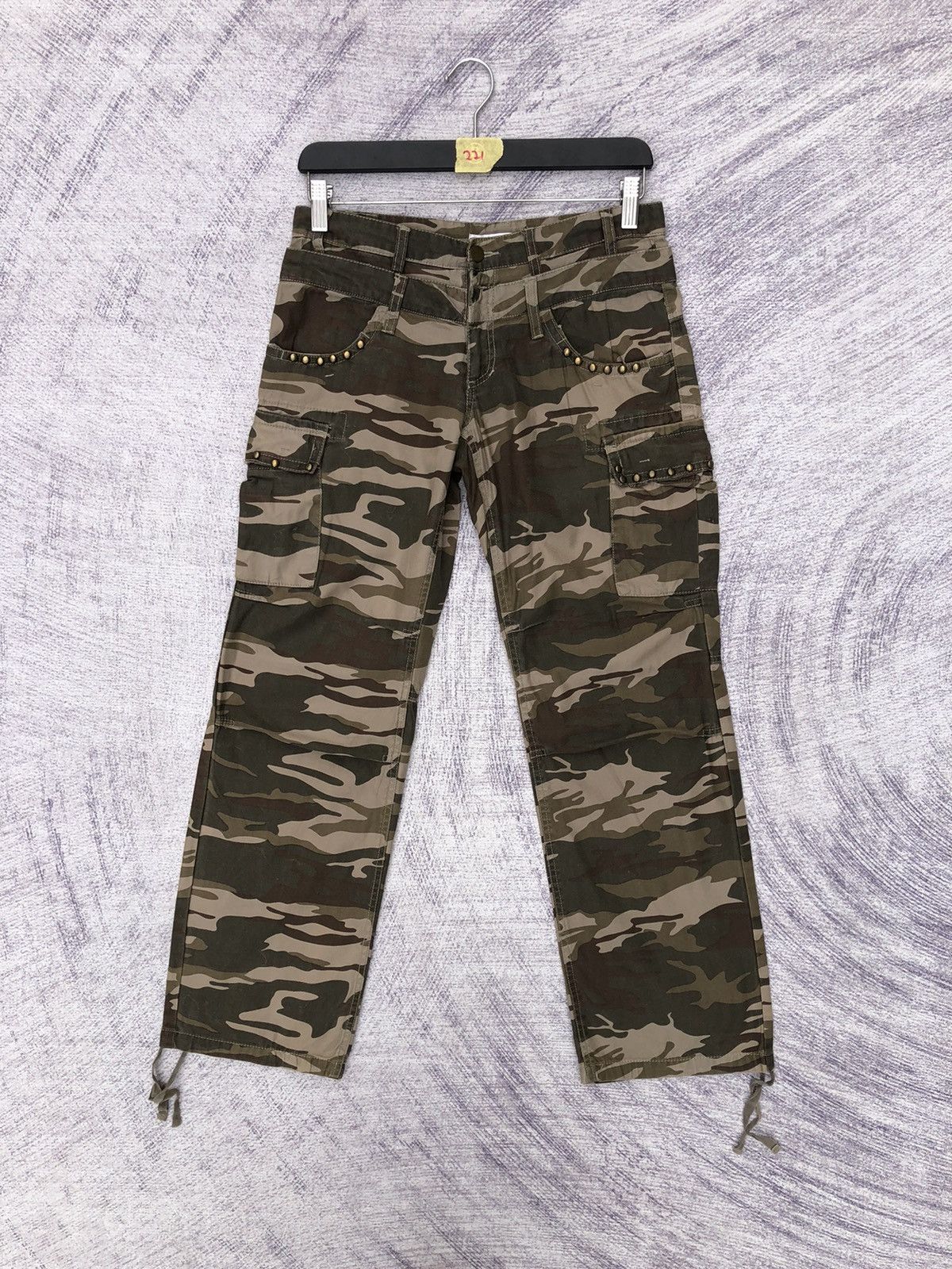 Japanese Brand × Punk and Yo Veryrare Military Cargo Multipocket Tactical Pants Size US 29 - 1 Thumbnail