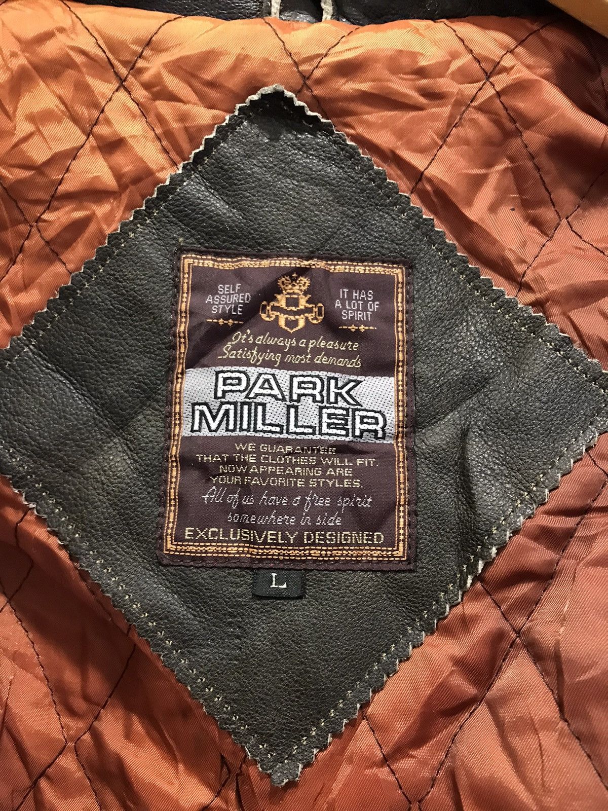 Other LEATHER JACKET PARK MILLER.CUSTOM CONVERGE Size US L / EU 52-54 / 3 - 10 Thumbnail