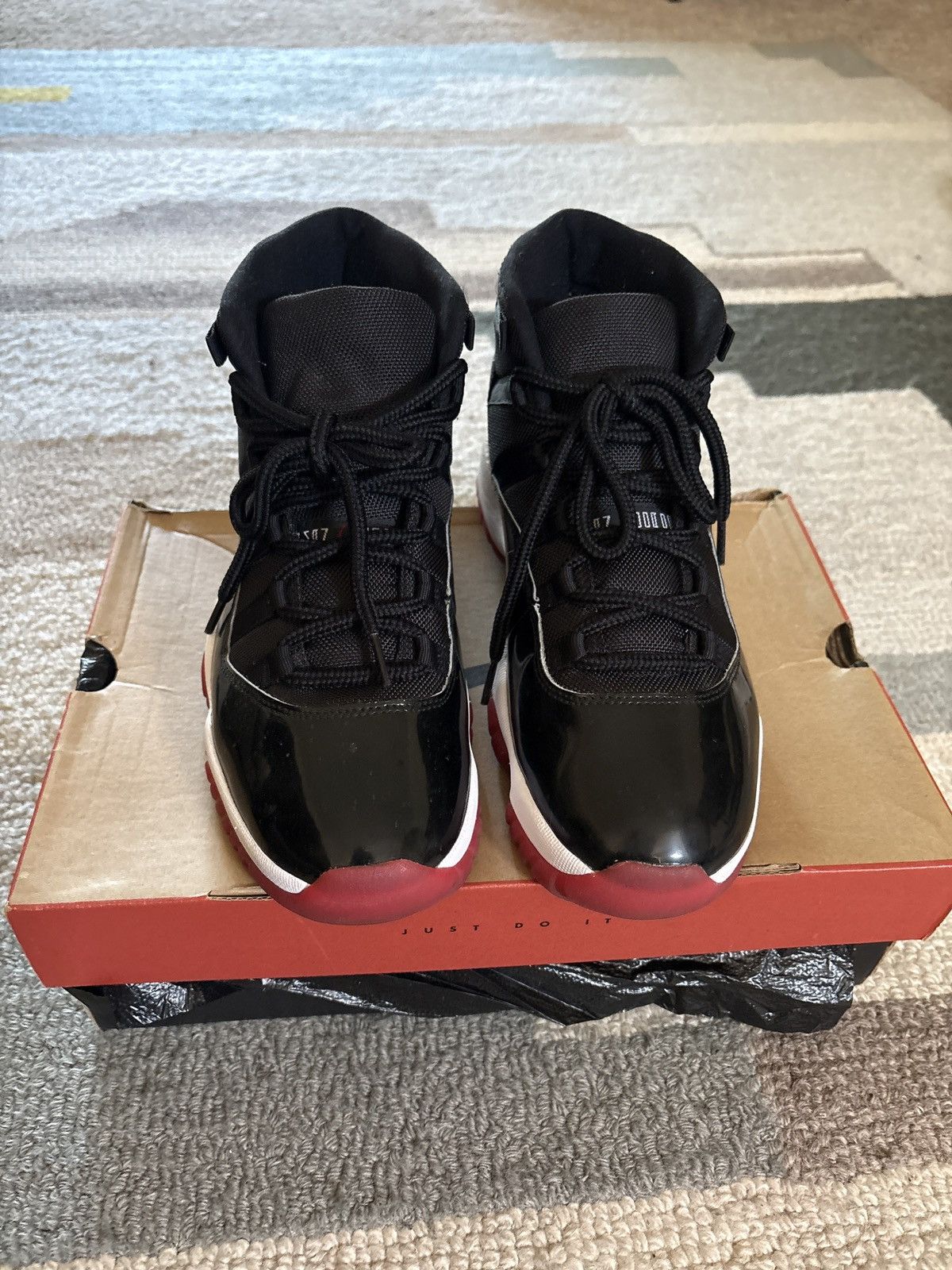 Jordan Brand Air Jordan 11 Retro ‘Bred’ 2019 Size US 10 / EU 43 - 3 Thumbnail