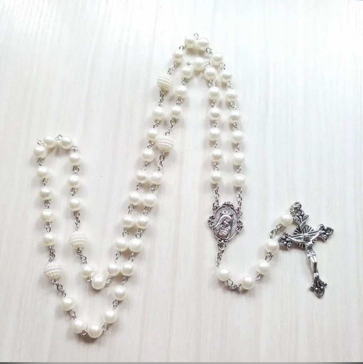 Japanese Brand Saint Benedict Rosary Necklace Chain Catholic Jesus Size ONE SIZE - 1 Thumbnail