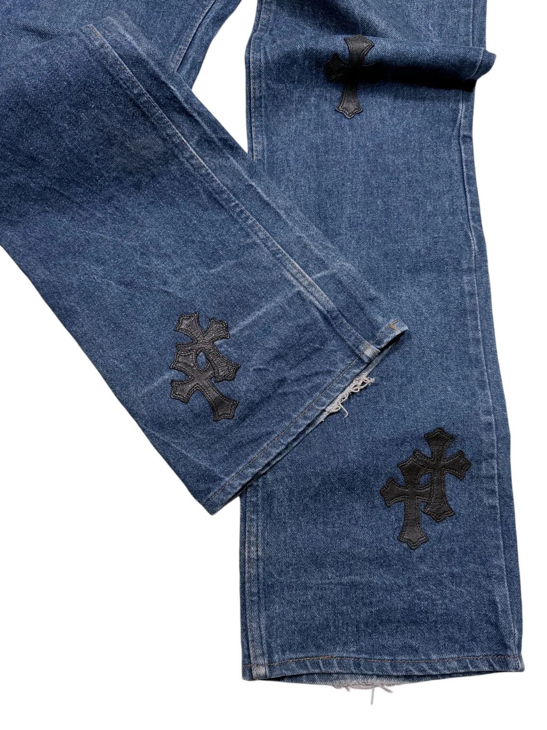 Chrome Hearts Cross Patch Levi's 517 Jeans Size US 34 / EU 50 - 5 Thumbnail