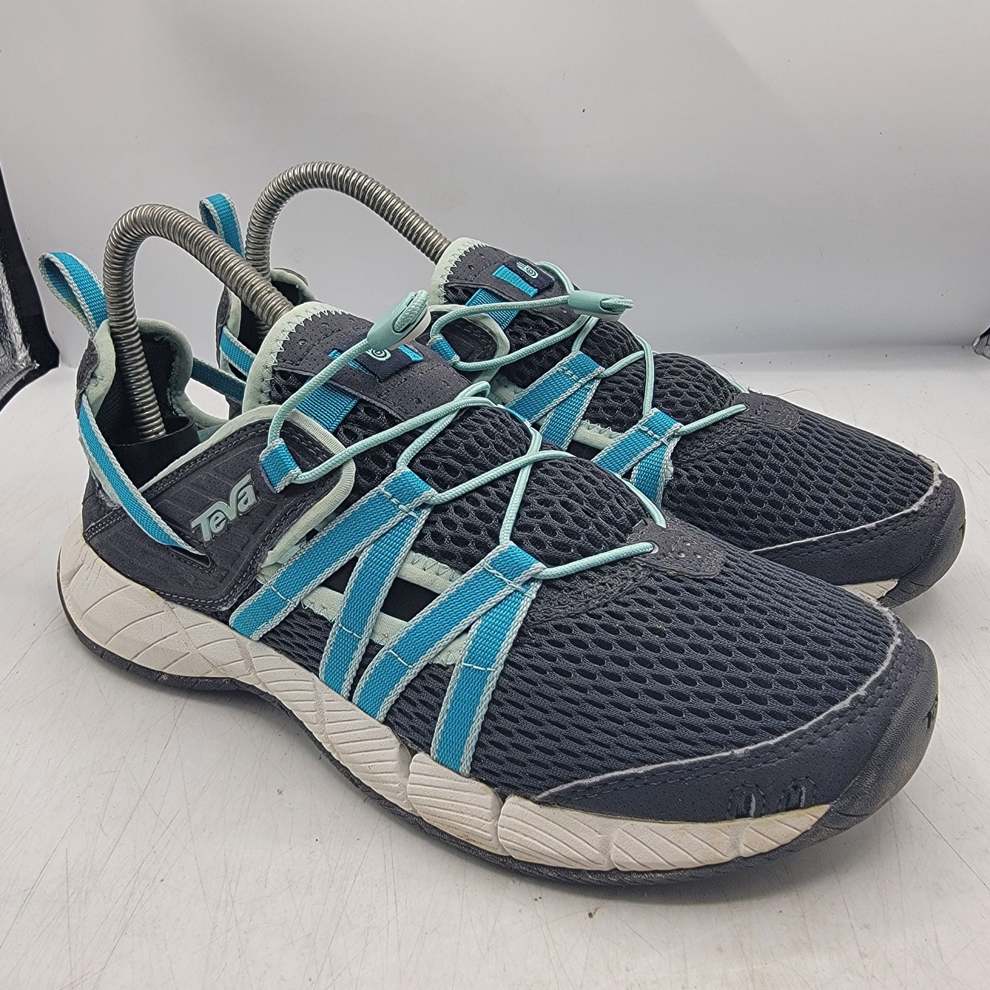 Teva Churn Evo Womens Size Blue Water Hiking Trail Amphibi