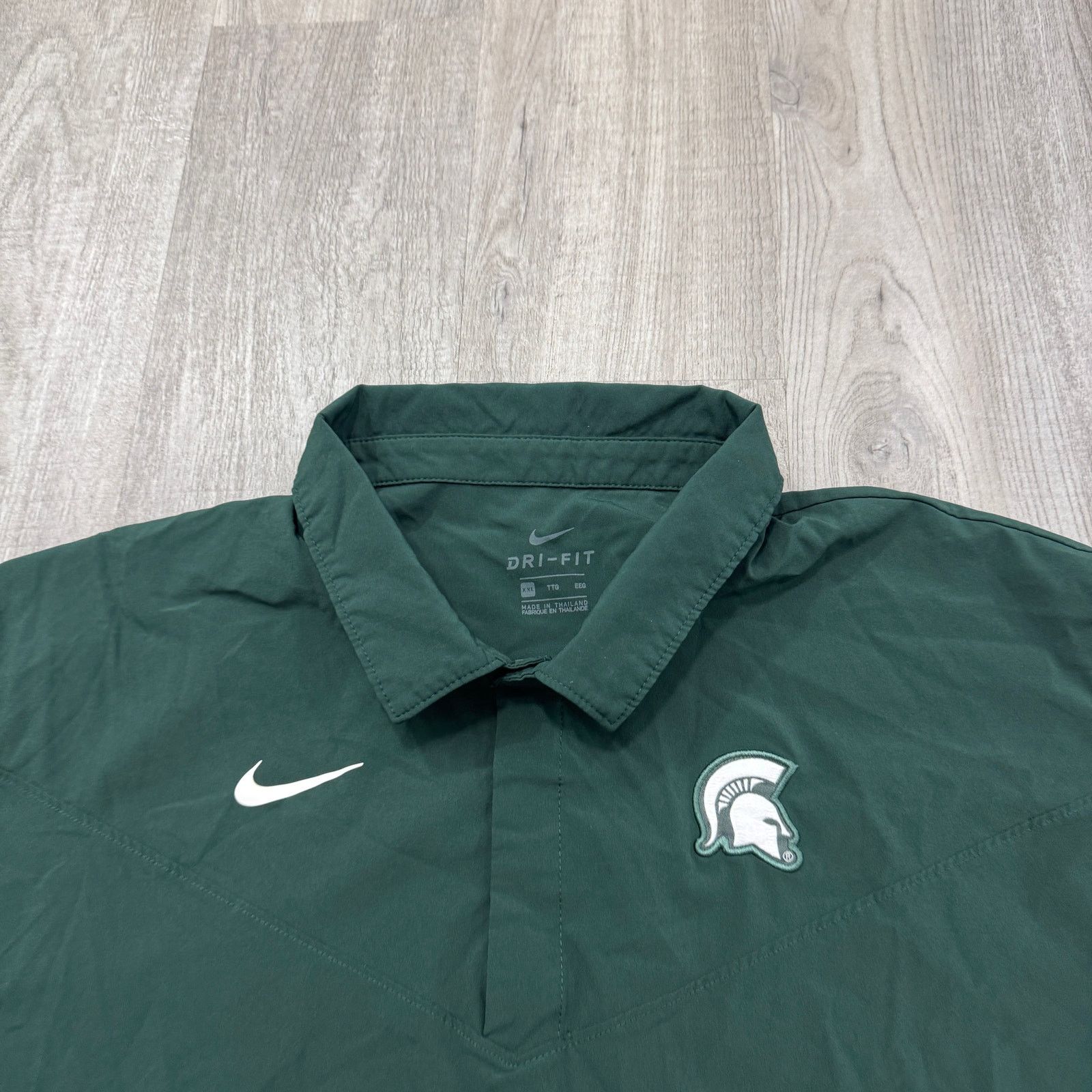 Nike Nike Michigan State Spartans Polo Shirt Mens 2XL DriFIT Size US XXL / EU 58 / 5 - 3 Thumbnail