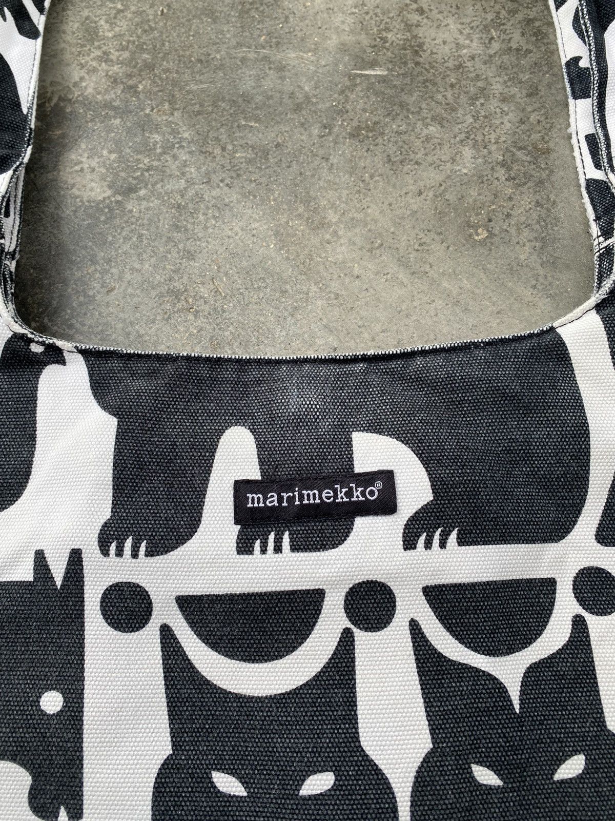 Japanese Brand Vintage Distressed Sun Faded Marimekko Cross Body Bag Size ONE SIZE - 4 Thumbnail