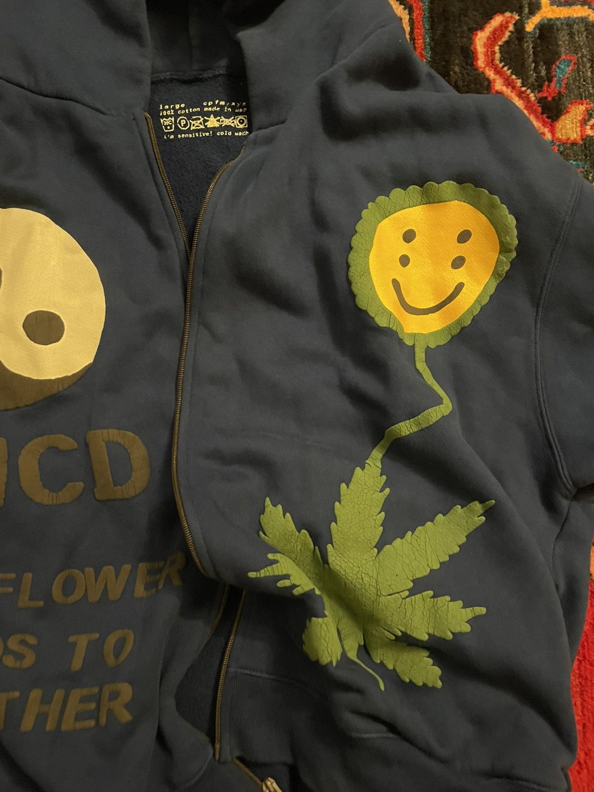 Cactus Plant Flea Market Cpfm Earth First Sweatjacket | Cactus Plant Flea Market Size US L / EU 52-54 / 3 - 4 Thumbnail
