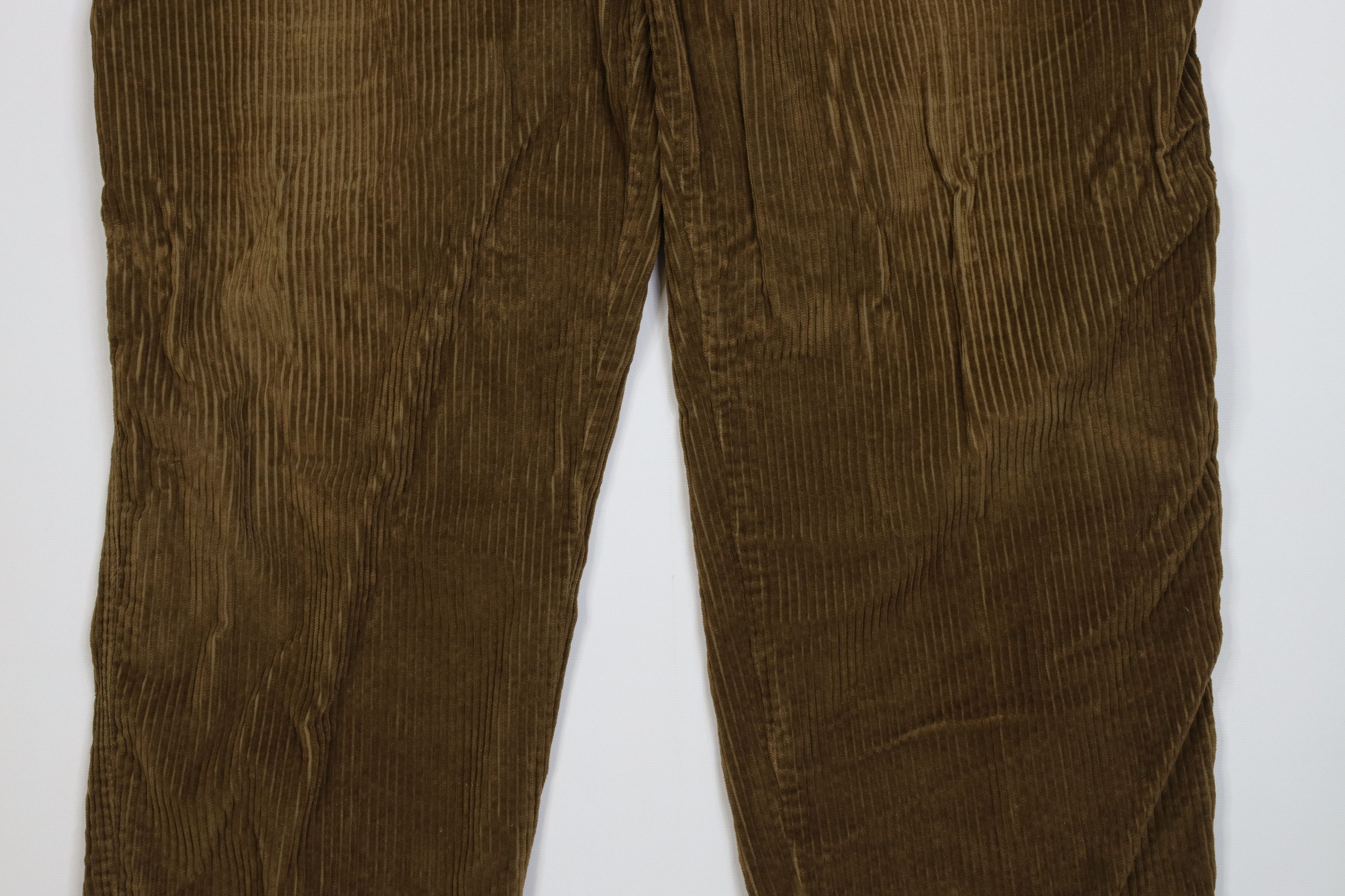 Vintage Vintage 90s Streetwear Baggy Wide Leg Corduroy Pants Brown Size US 38 / EU 54 - 3 Thumbnail