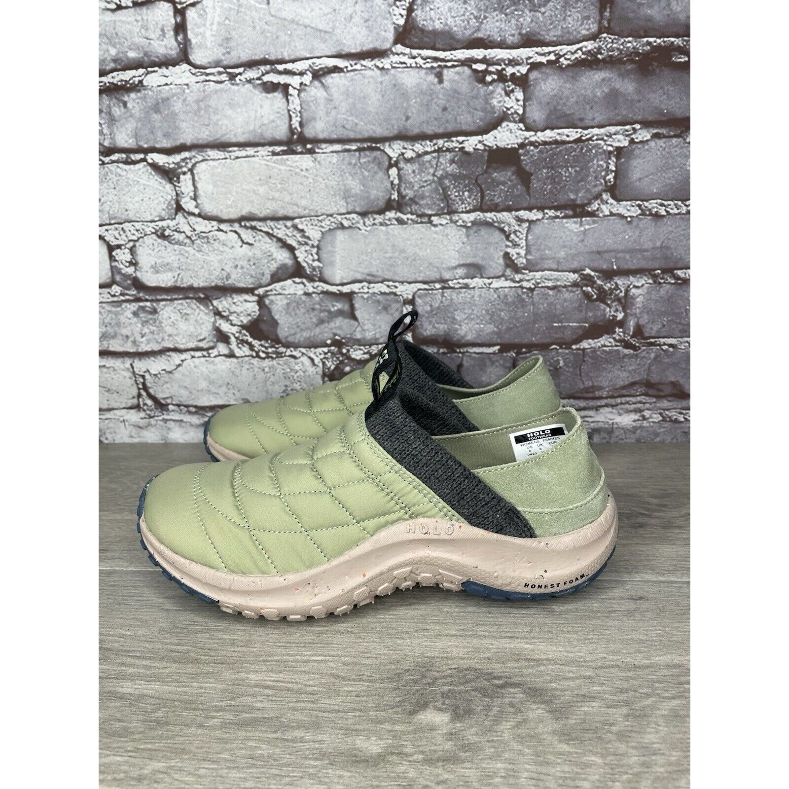 Other Holo Credimus After Hours Quilted Mint Green Synthetic Hikin Size US 8 / IT 38 - 10 Thumbnail