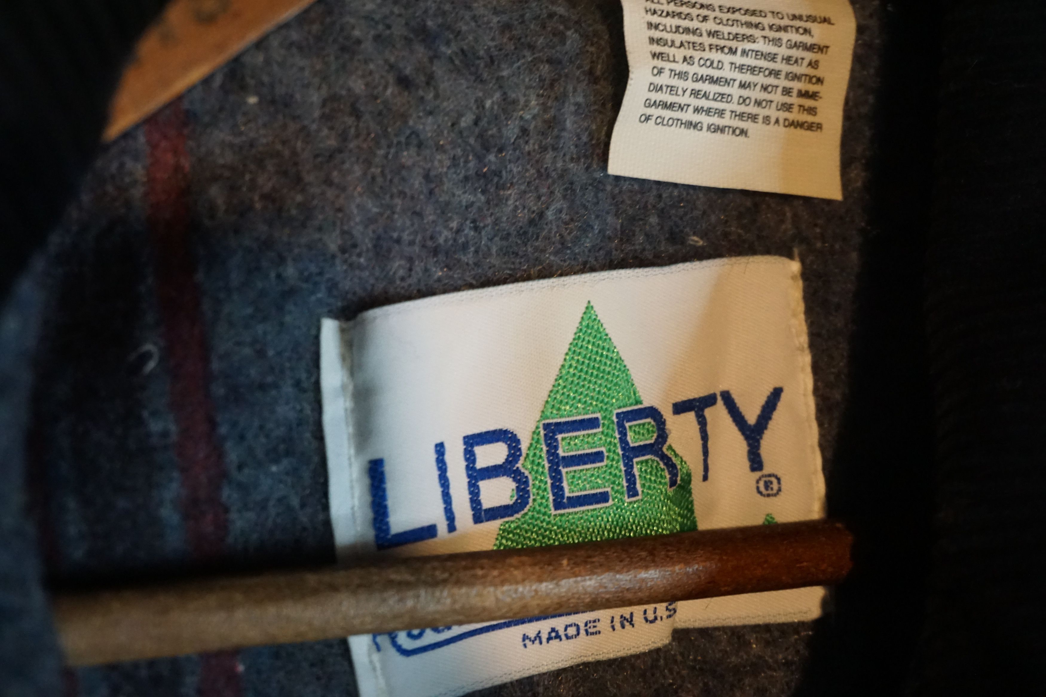 Liberty × Vintage Vintage LIBERTY Made in U.S.A DS Demin Chore Jacket Lined Size US M / EU 48-50 / 2 - 3 Thumbnail