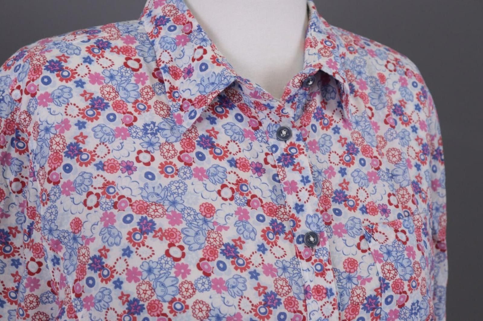 Heliot Emil Emily Van Den Bergh Multicolor Floral Shirt Size 44 Size M / US 6-8 / IT 42-44 - 6 Thumbnail