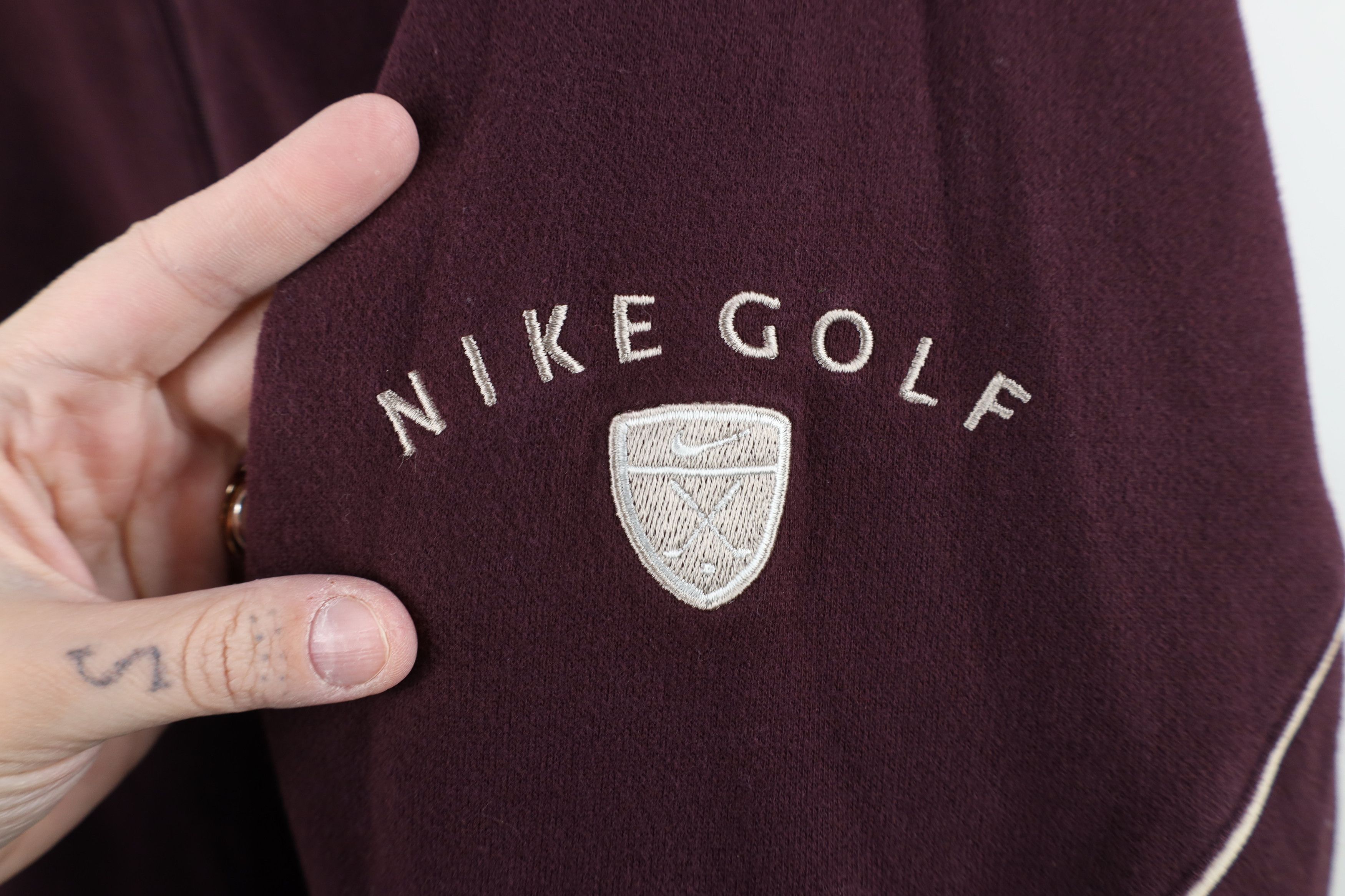 Nike Vintage Y2K Nike Golf Scott Mini Swoosh Half Zip Sweatshirt Size US XXL / EU 58 / 5 - 4 Thumbnail