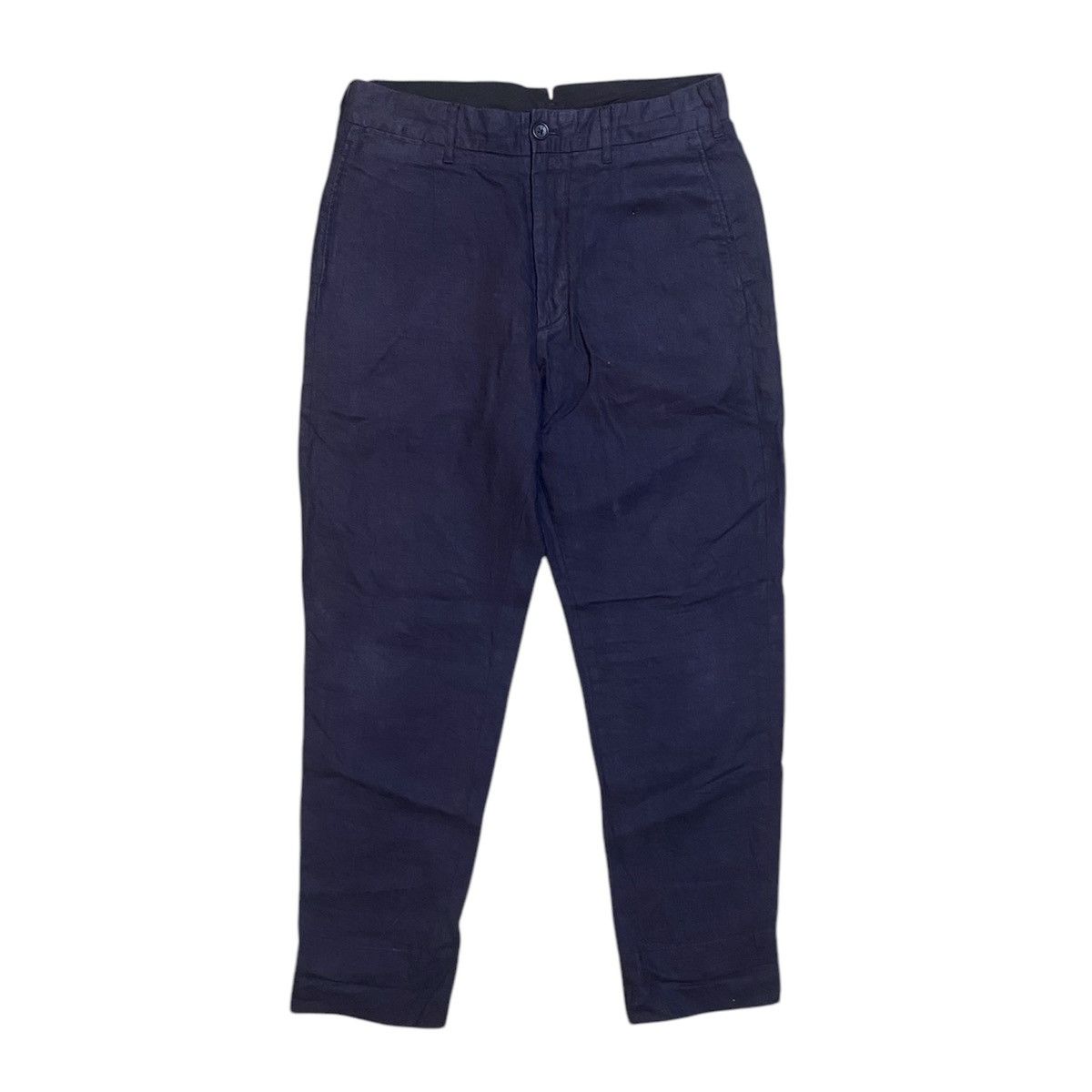 Engineered Garments × Needles × Nepenthes Engineered Garments Linen Navy Trousers Pants Size US 32 / EU 48 - 1 Thumbnail