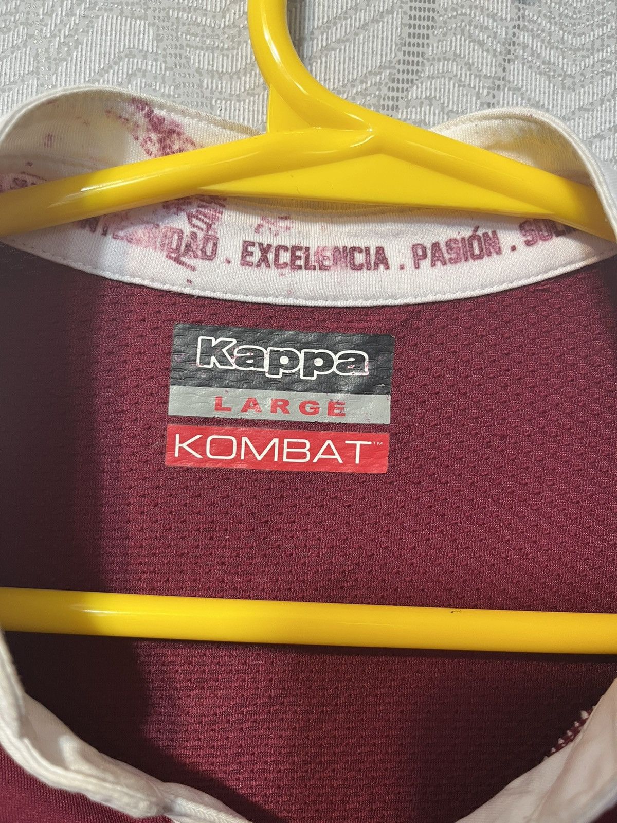 Kappa Deportivo Saparissa 2015/2016 Home Soccer Football Jersey Size US L / EU 52-54 / 3 - 6 Thumbnail