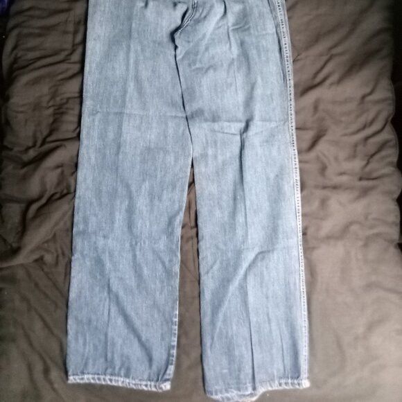Other Vintage 70s Heart Pocket Embroidered Denim Blue Jeans Size 34" / US 12 / IT 48 - 8 Thumbnail