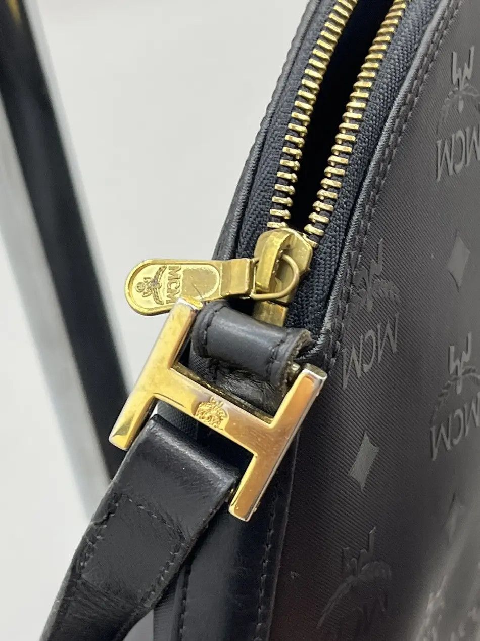MCM Vintage MCM Black Nylon Shoulder Bag Size ONE SIZE - 6 Thumbnail